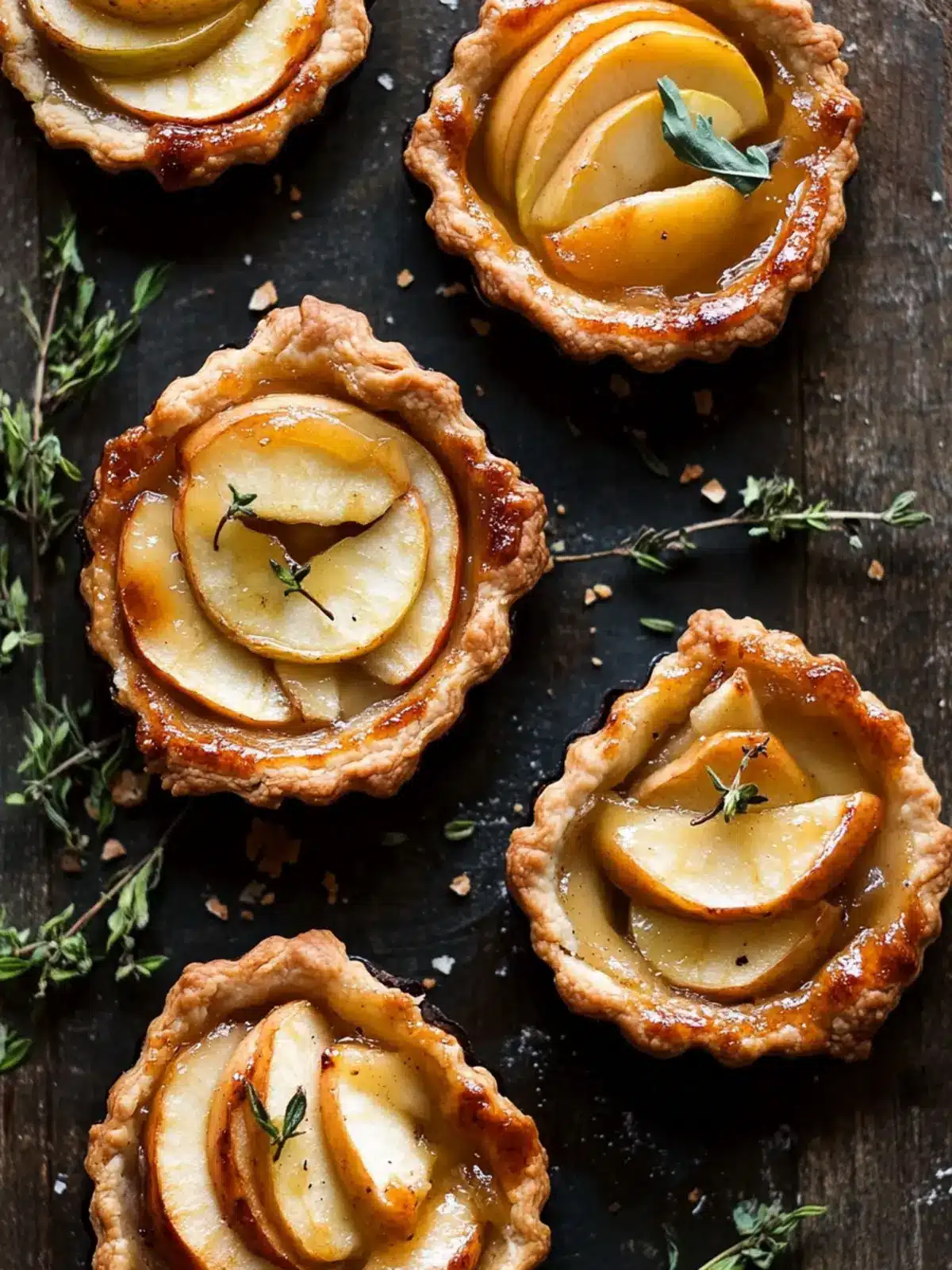 Brie and Bourbon Apple Tarts for Cozy Fall Gatherings 2 brie and bourbon apple tarts