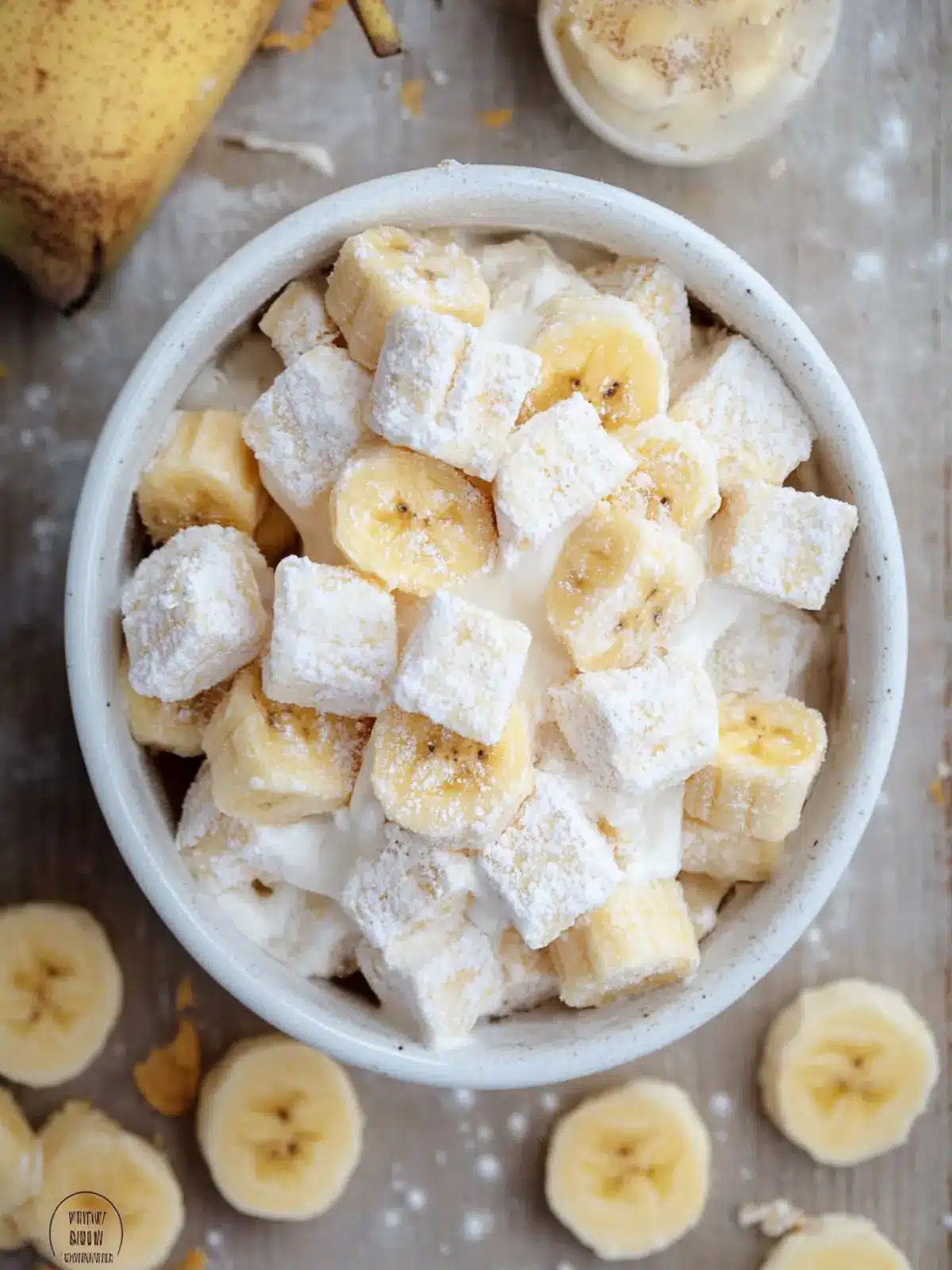 Deliciously Easy Banana Cream Pie Muddy Buddies Recipe 2 BANANA CREAM PIE MUDDY BUDDIES