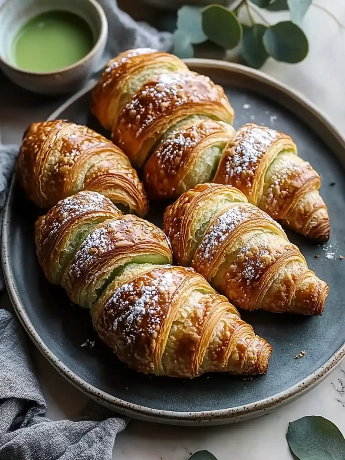 Deliciously Easy Matcha Croissants You Can't Resist 2 Easy Matcha Croissants