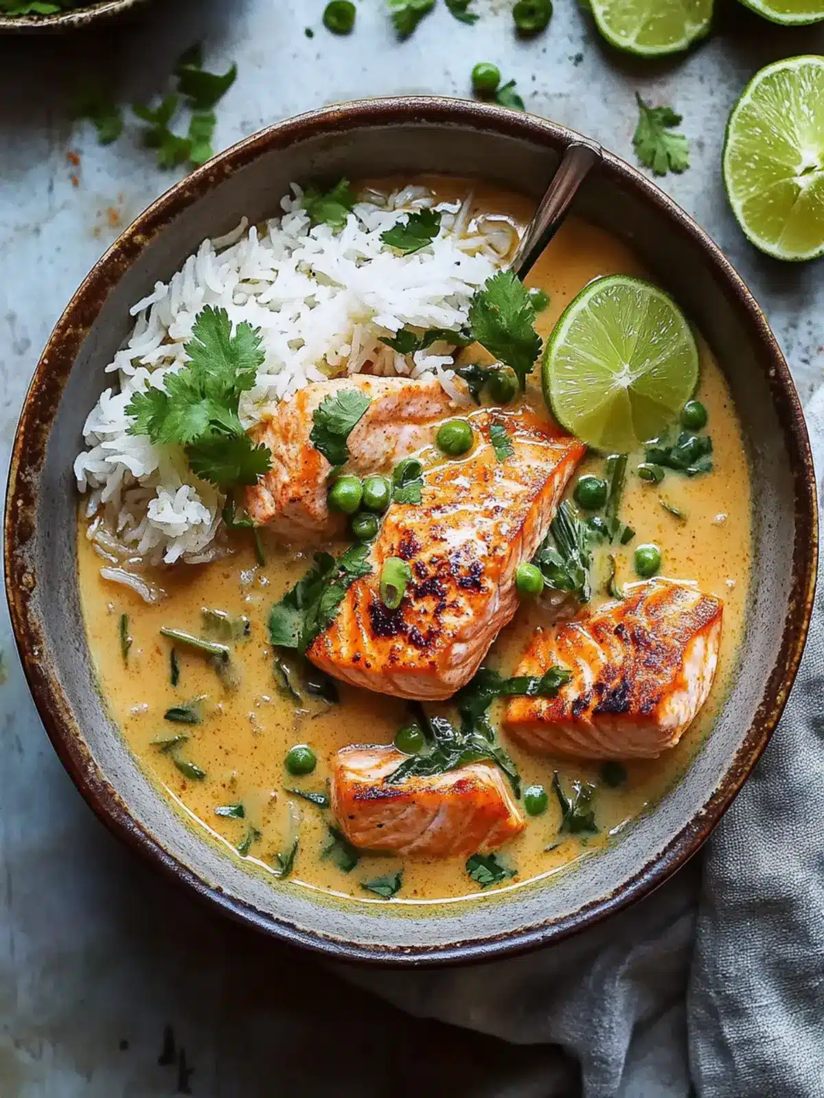 Coconut-Miso Salmon Curry: A 30-Minute Flavor Escape 2 Coconut-Miso Salmon Curry
