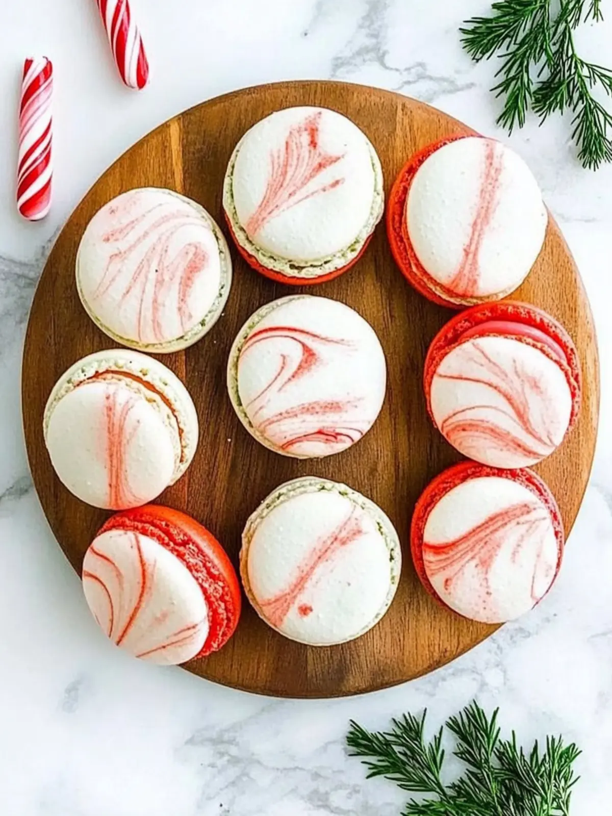 Delicious Peppermint Macarons for Your Festive Feast 4 Peppermint Macarons