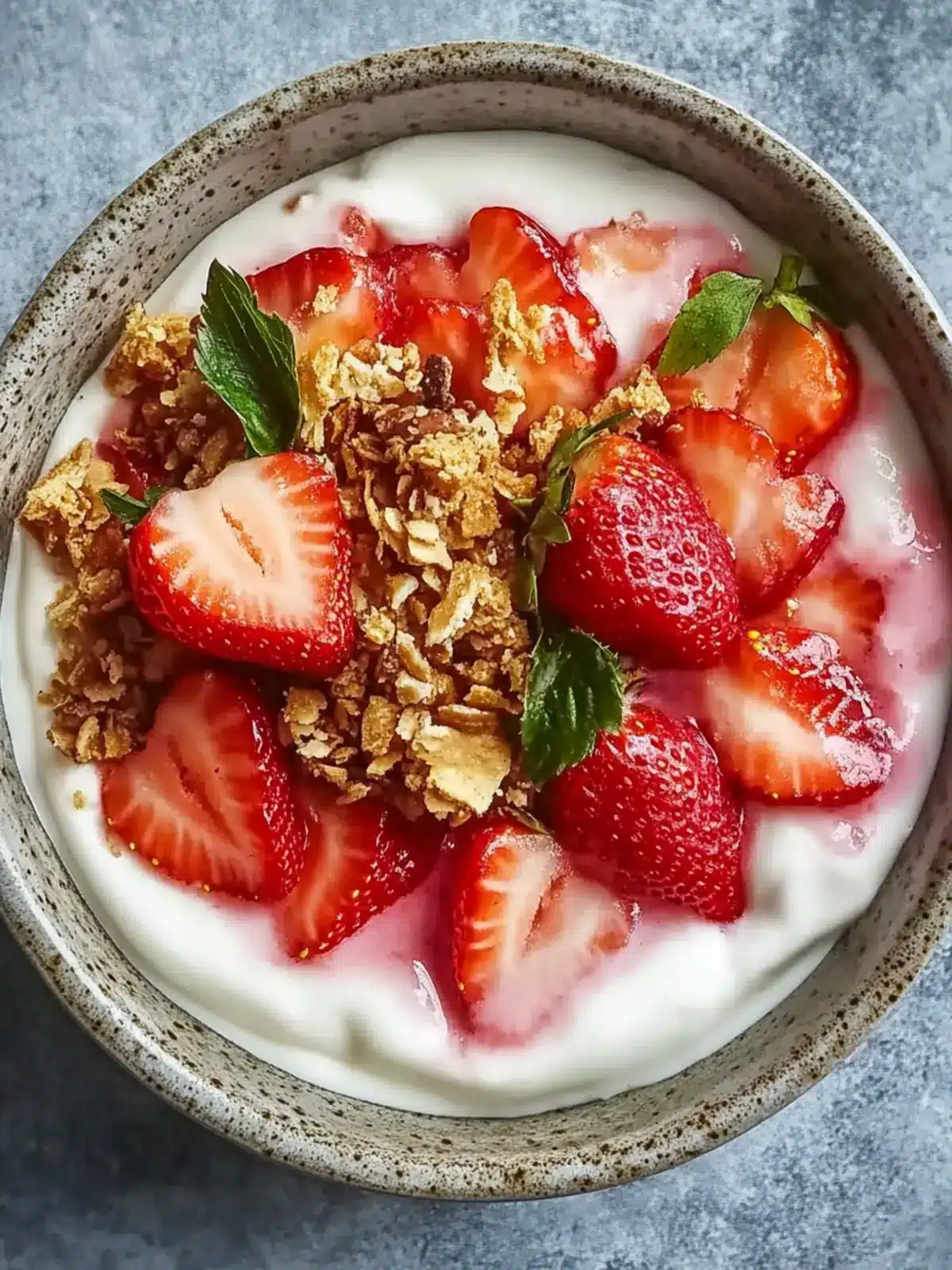 Delicious Guilt-Free Strawberry Cheesecake Bowl You ll Love 2 Guilt-Free Strawberry Cheesecake Bowl