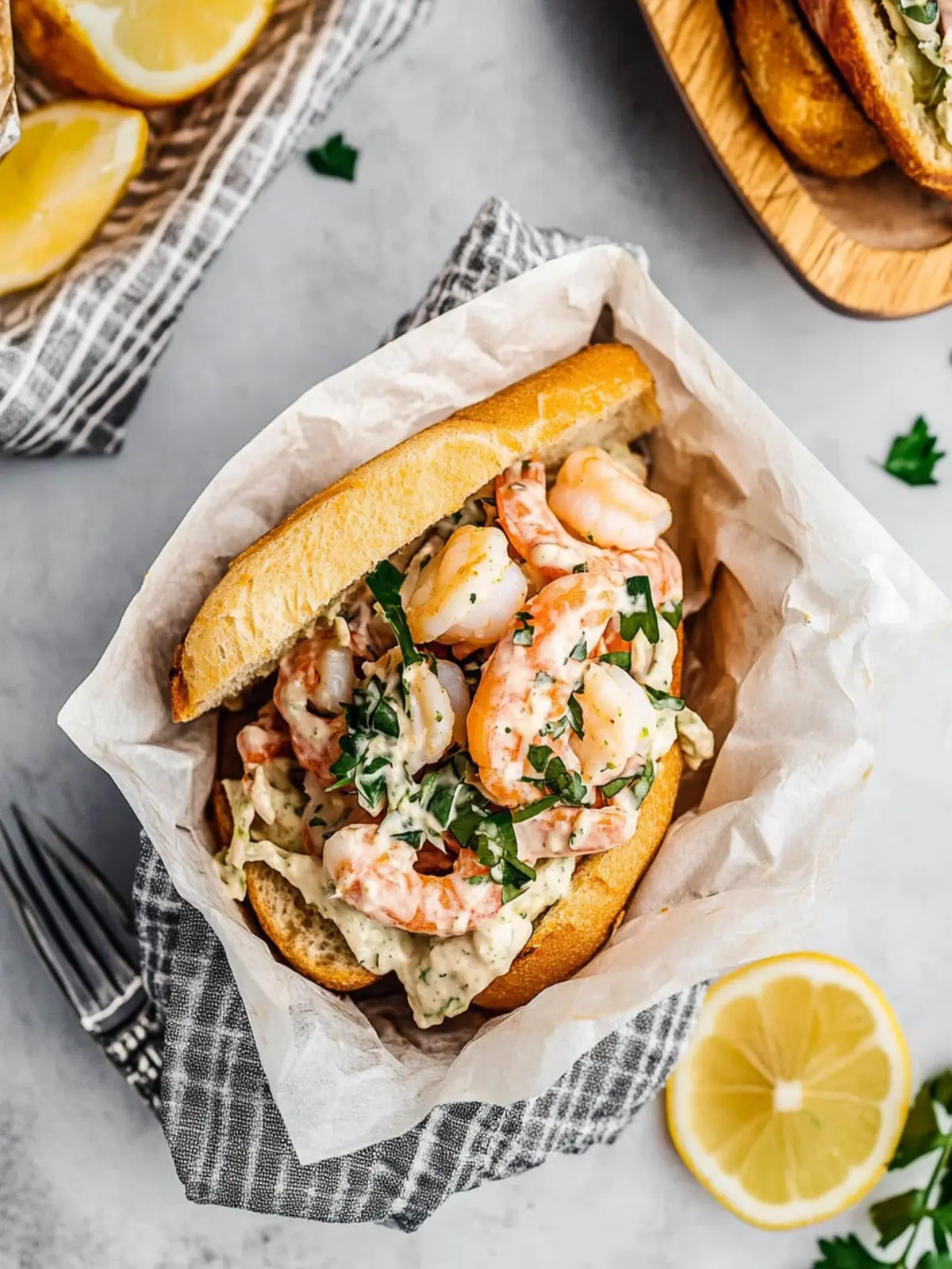 Savory Shrimp Salad Sandwich: A Fresh Twist on Classic Eats 2 Shrimp Salad Sandwich