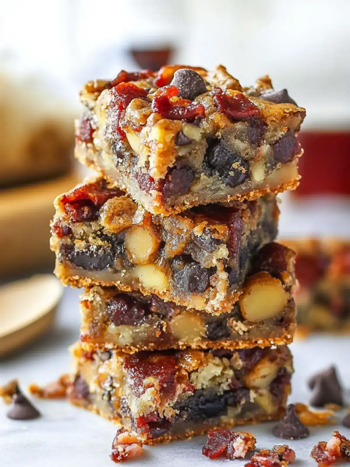 Bacon, Beer and Potato Chip Cookie Bars You'll Crave Forever 2 Bacon, Beer and Potato Chip Cookie Bars