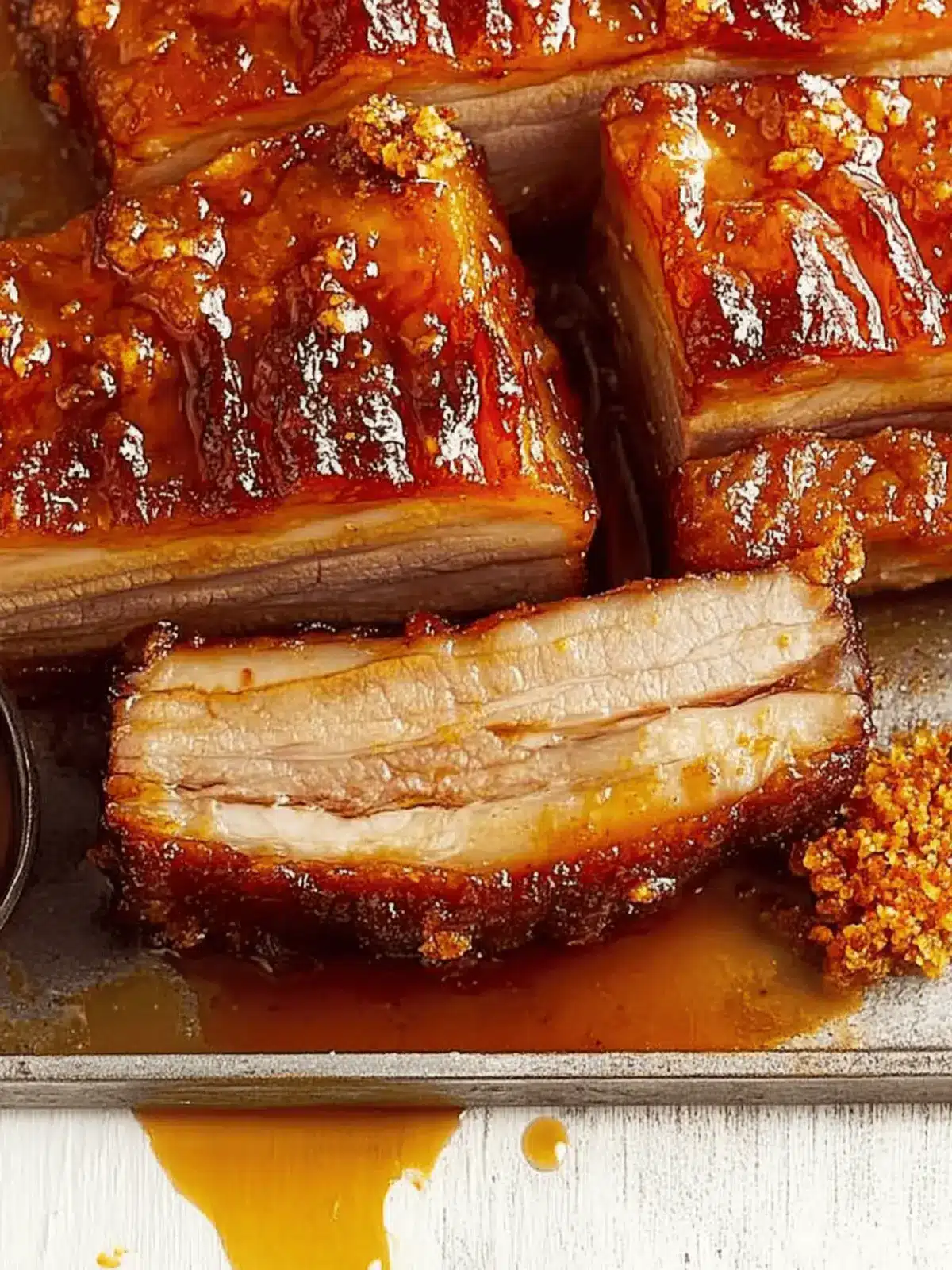 Glazed Pork Belly: The Ultimate Crispy Roast Recipe 4 Glazed pork belly