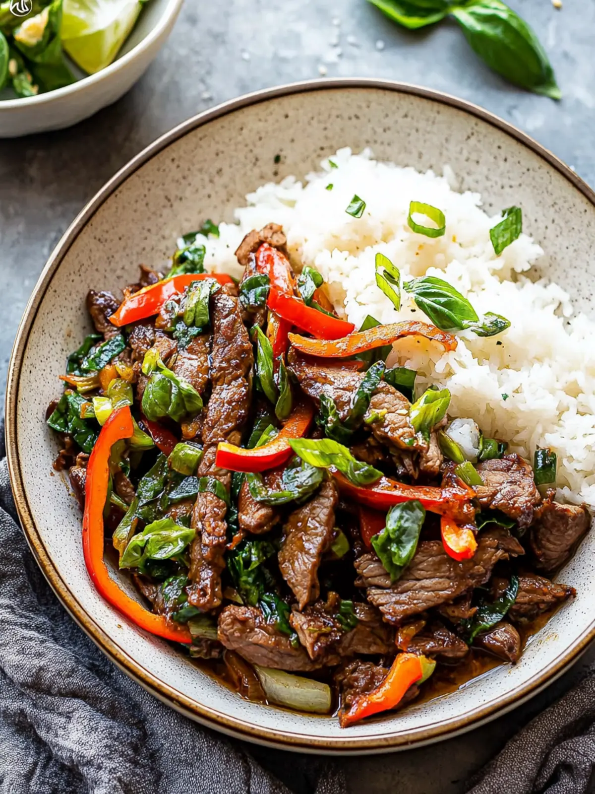 One Pan Thai Basil Beef for Effortless Dinner Bliss 3 One Pan Thai Basil Beef