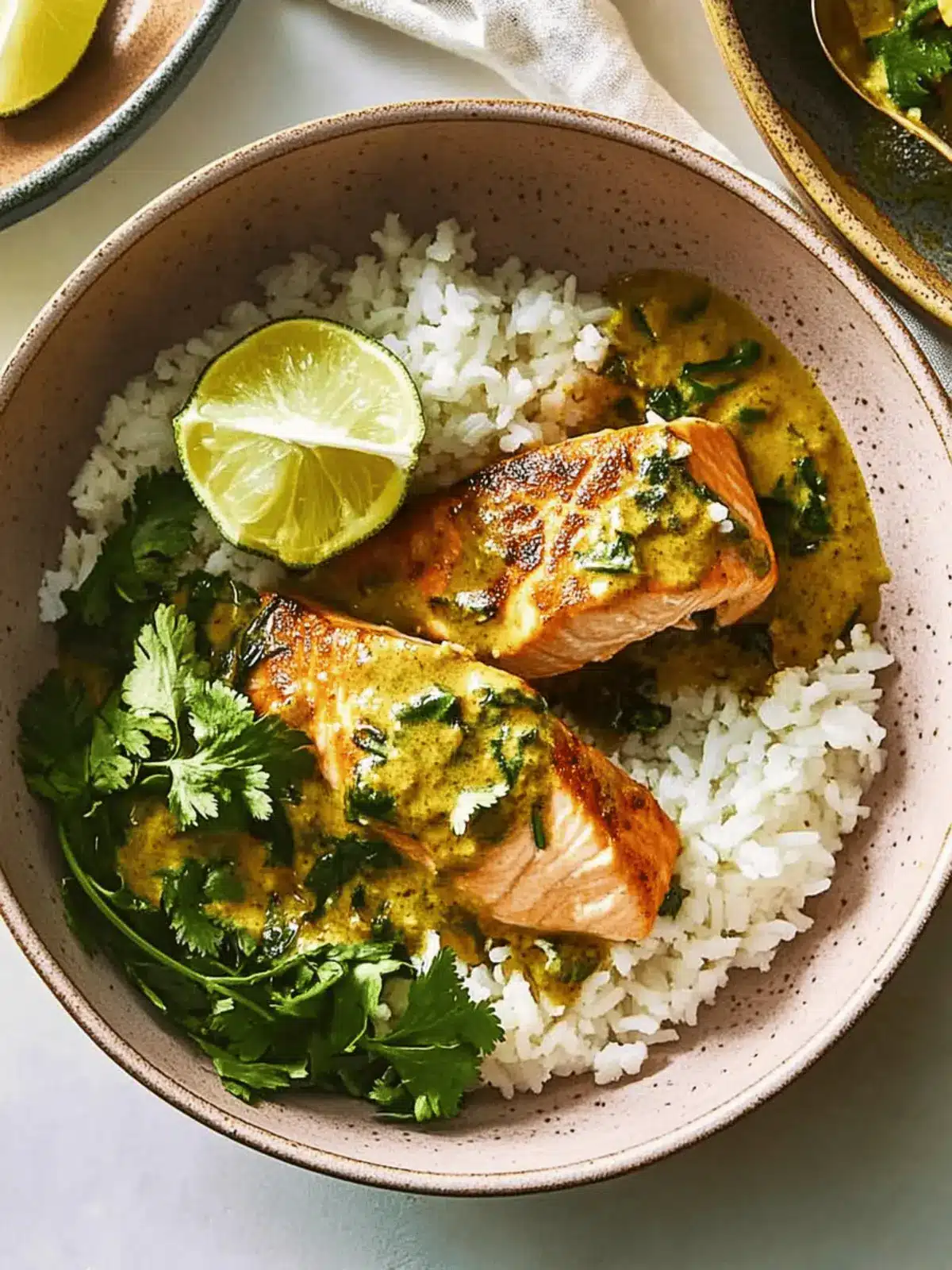 One-Pot Miso-Turmeric Salmon and Coconut Rice Delight 3 One-Pot Miso-Turmeric Salmon and Coconut Rice