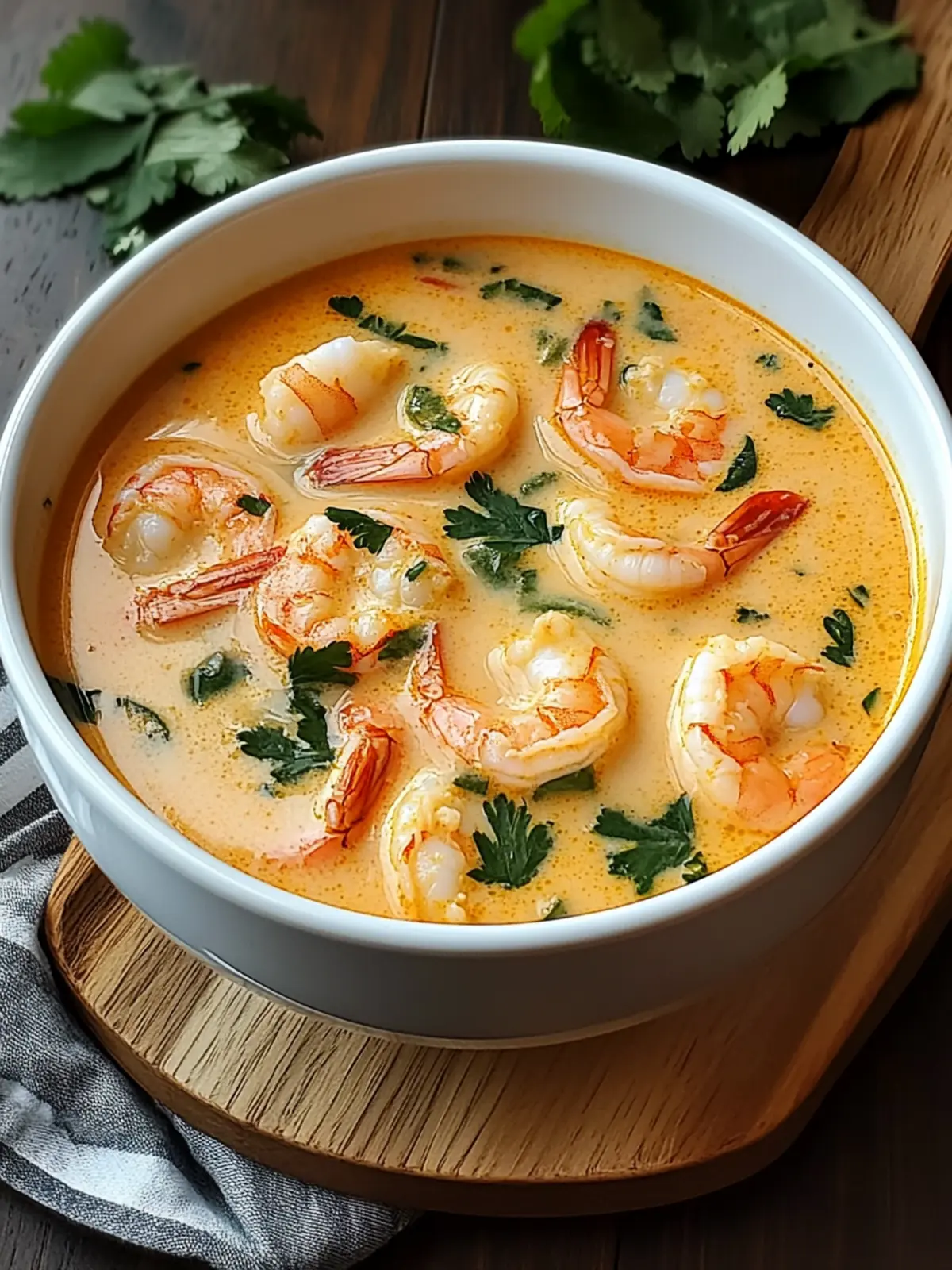 Flavors of Thailand: Creamy Thai Coconut Shrimp Soup Delight 3 Thai Coconut Shrimp Soup