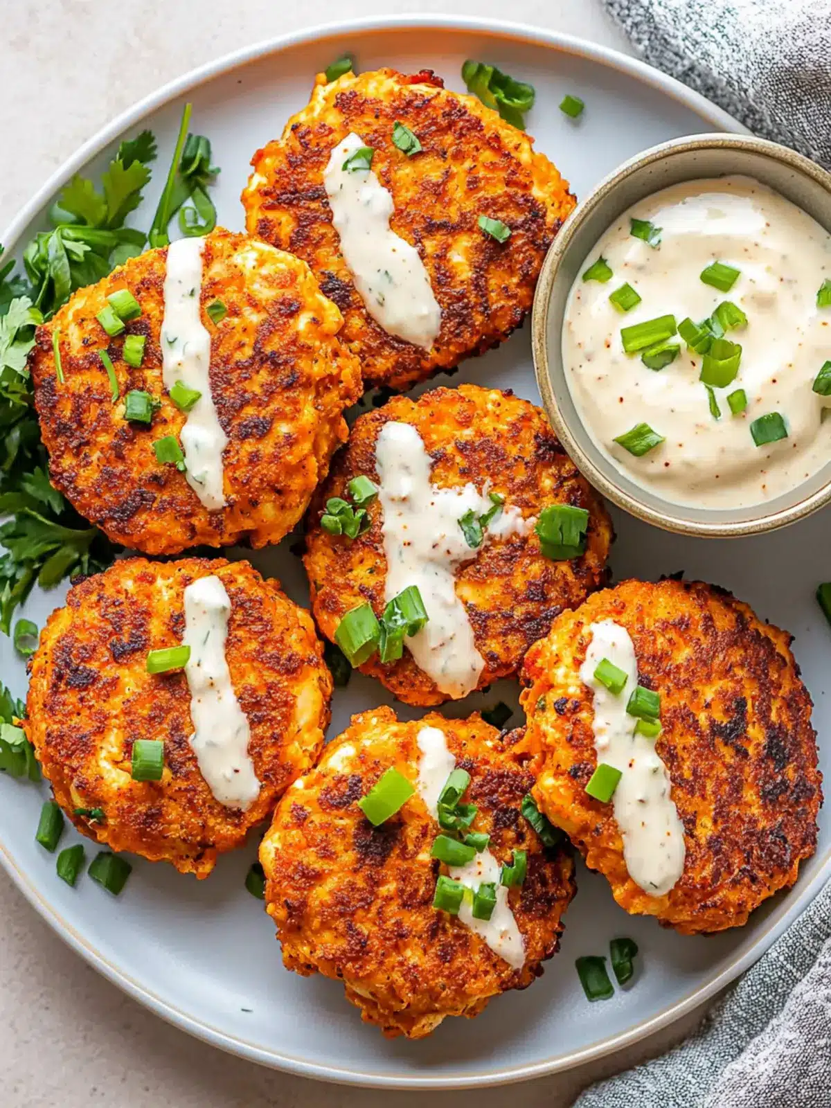 Savory Air Fryer Buffalo Chicken Patties with Spicy Ranch Bliss 3 Air Fryer Buffalo Chicken Patties with Spicy Ranch