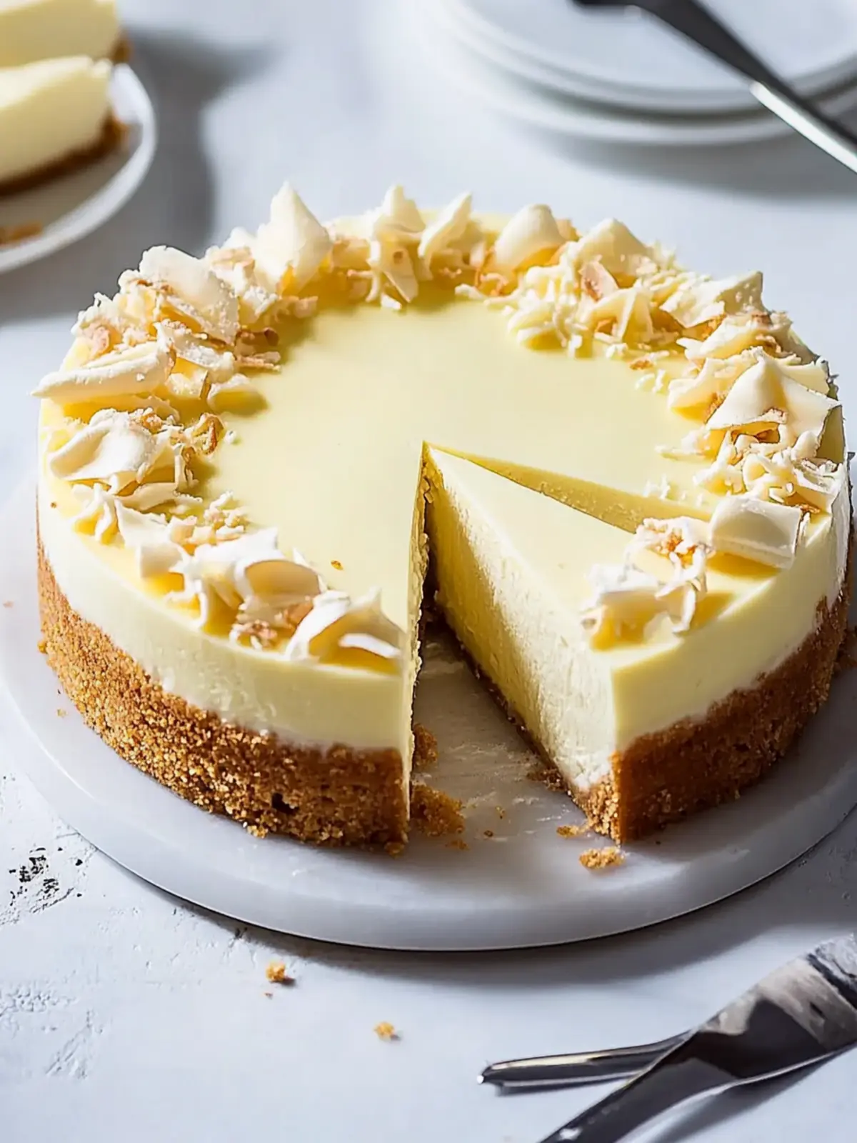 Decadent Super Creamy White Chocolate Cheesecake Bliss 3 Super Creamy White Chocolate Cheesecake