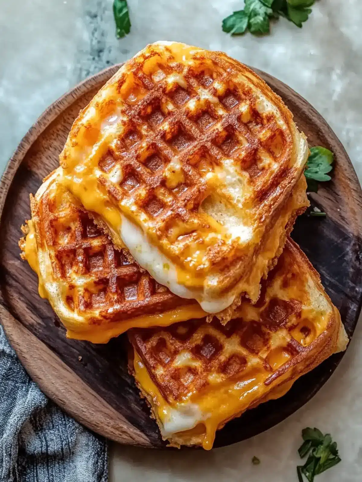 Savor the Crunchy Low Carb Grilled Cheese Chaffle Delight 2 Low Carb Grilled Cheese Chaffle