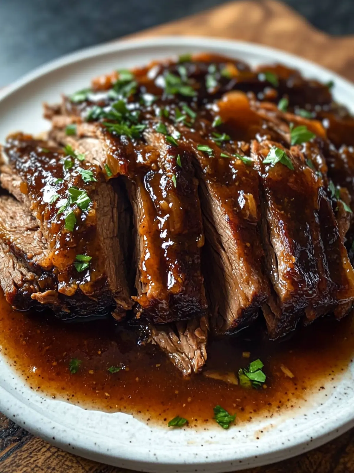 Tender Slow Cooker Honey Garlic Beef Brisket for Busy Nights 3 Slow Cooker Honey Garlic Beef Brisket