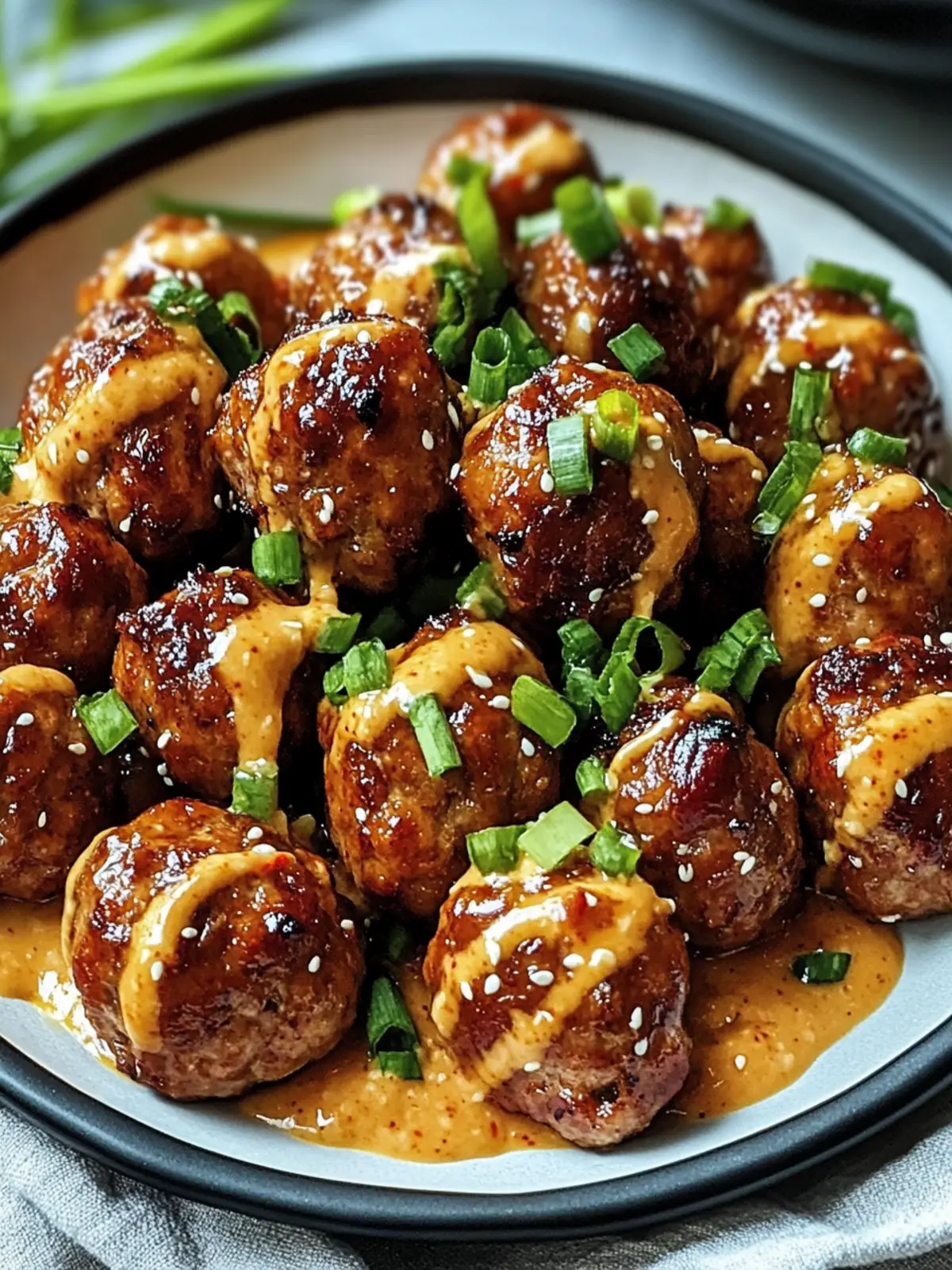 Korean BBQ Meatballs with Spicy Mayo: A Game-Changer Recipe 2 Korean BBQ Meatballs with Spicy Mayo