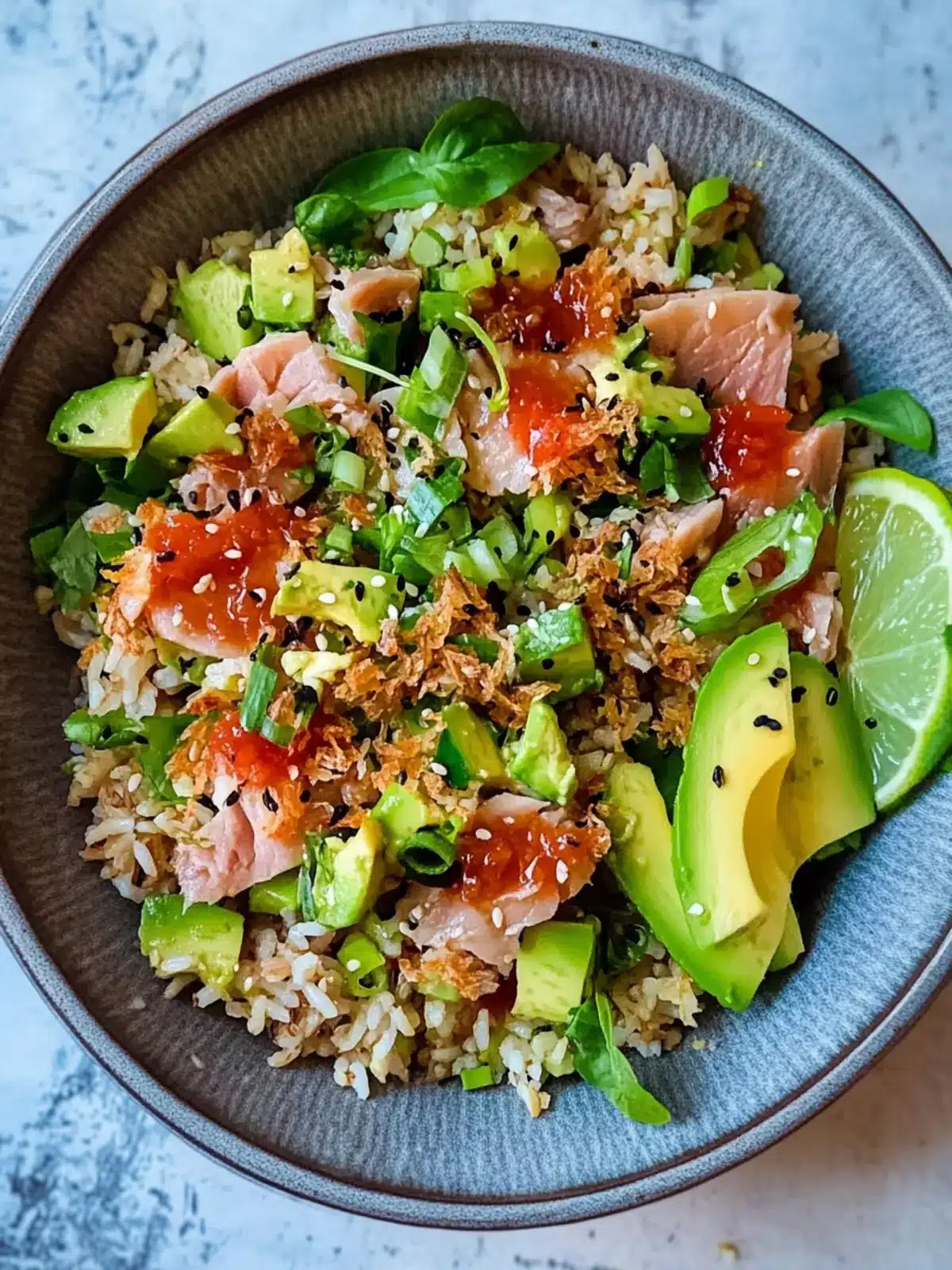 Tuna Avocado Crispy Rice Salad That Will Wow Your Taste Buds 4 Tuna Avocado Crispy Rice Salad