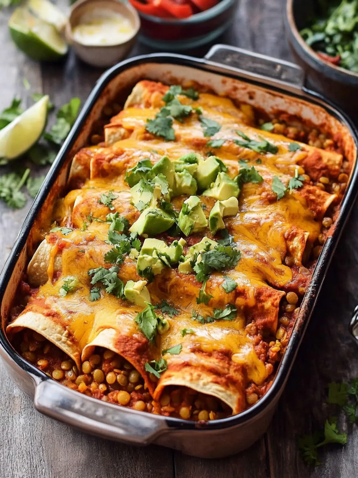 Savory Vegan Enchiladas with Lentils You'll Crave 4 The Best Vegan Enchiladas With Lentils