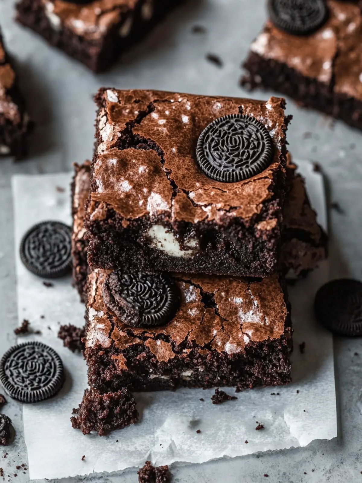 Decadent Fudgy Oreo Brownies That Will Rock Your World 2 Fudgy Oreo Brownies