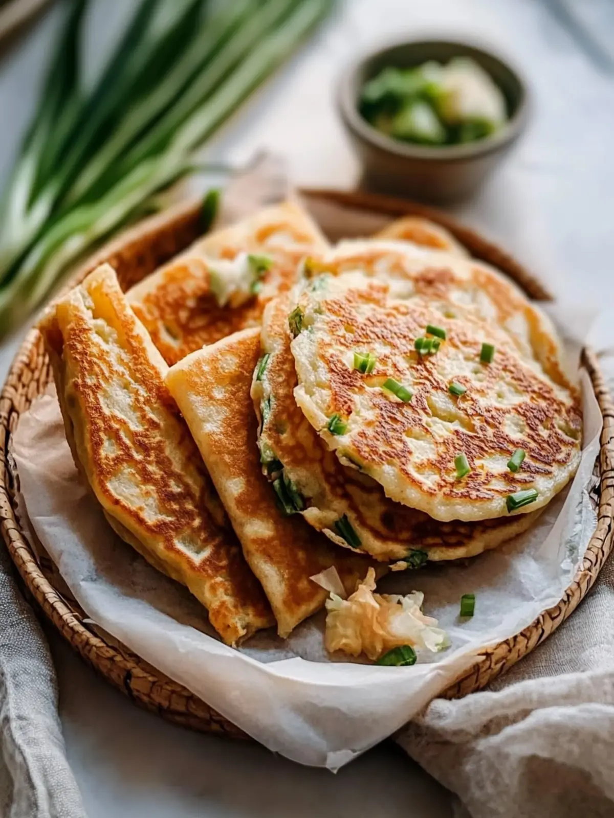 Irresistible Easy Shortcut Scallion Pancakes You ll Crave 2 Easy Shortcut Scallion Pancakes