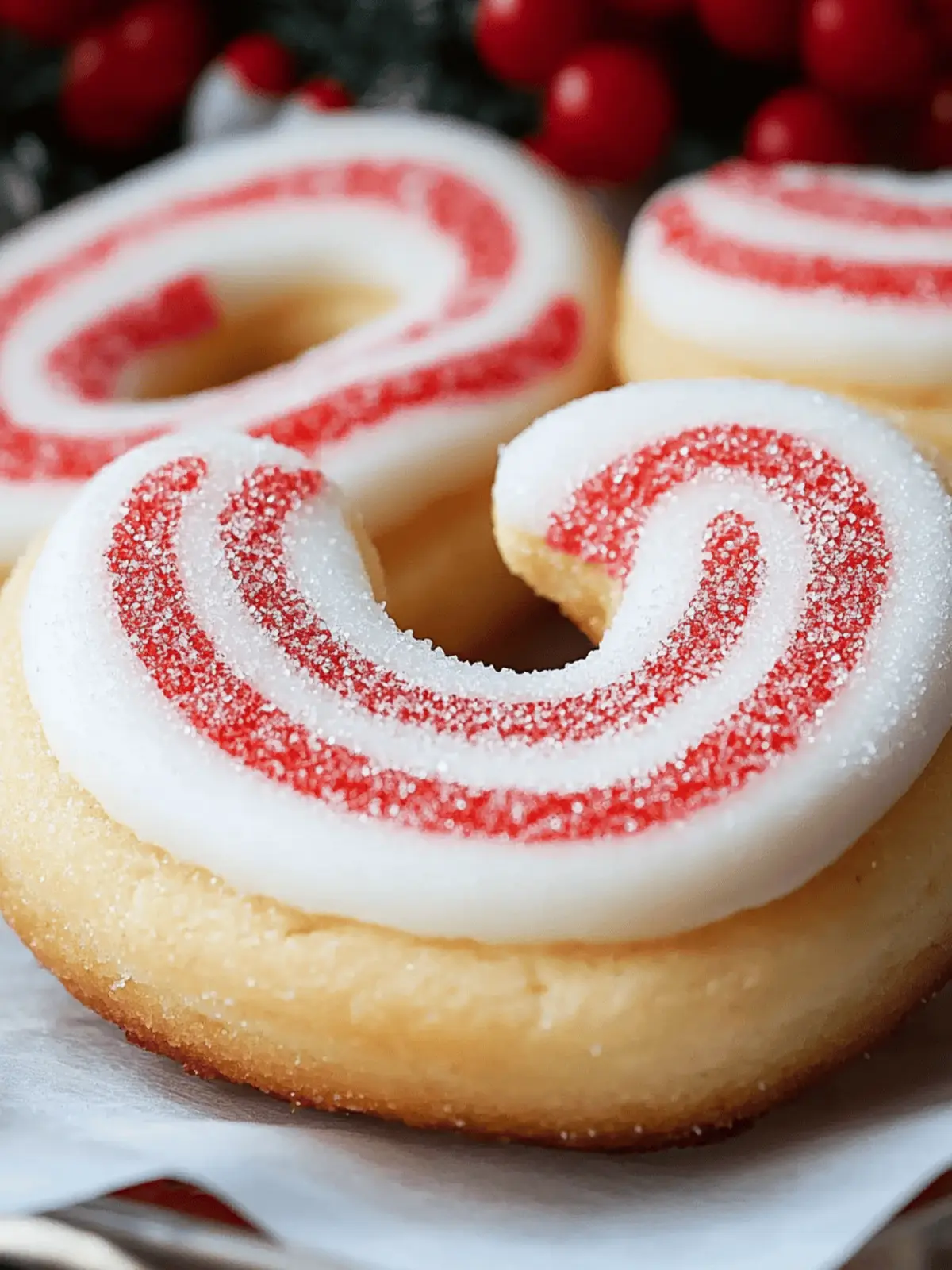 Festive Candy Cane Cookies That Melt in Your Mouth 2 Festive Candy Cane Cookies