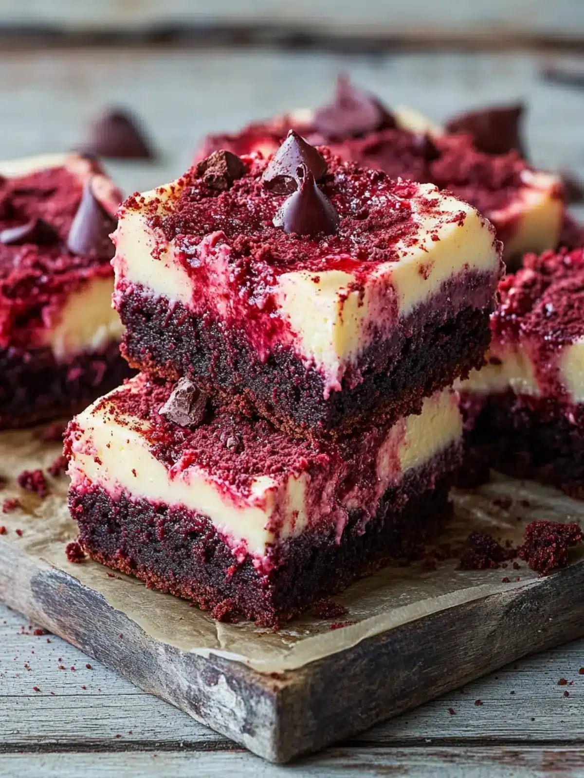 Decadent Red Velvet Cheesecake Brownies You Must Try Today 3 Red Velvet Cheesecake Brownies
