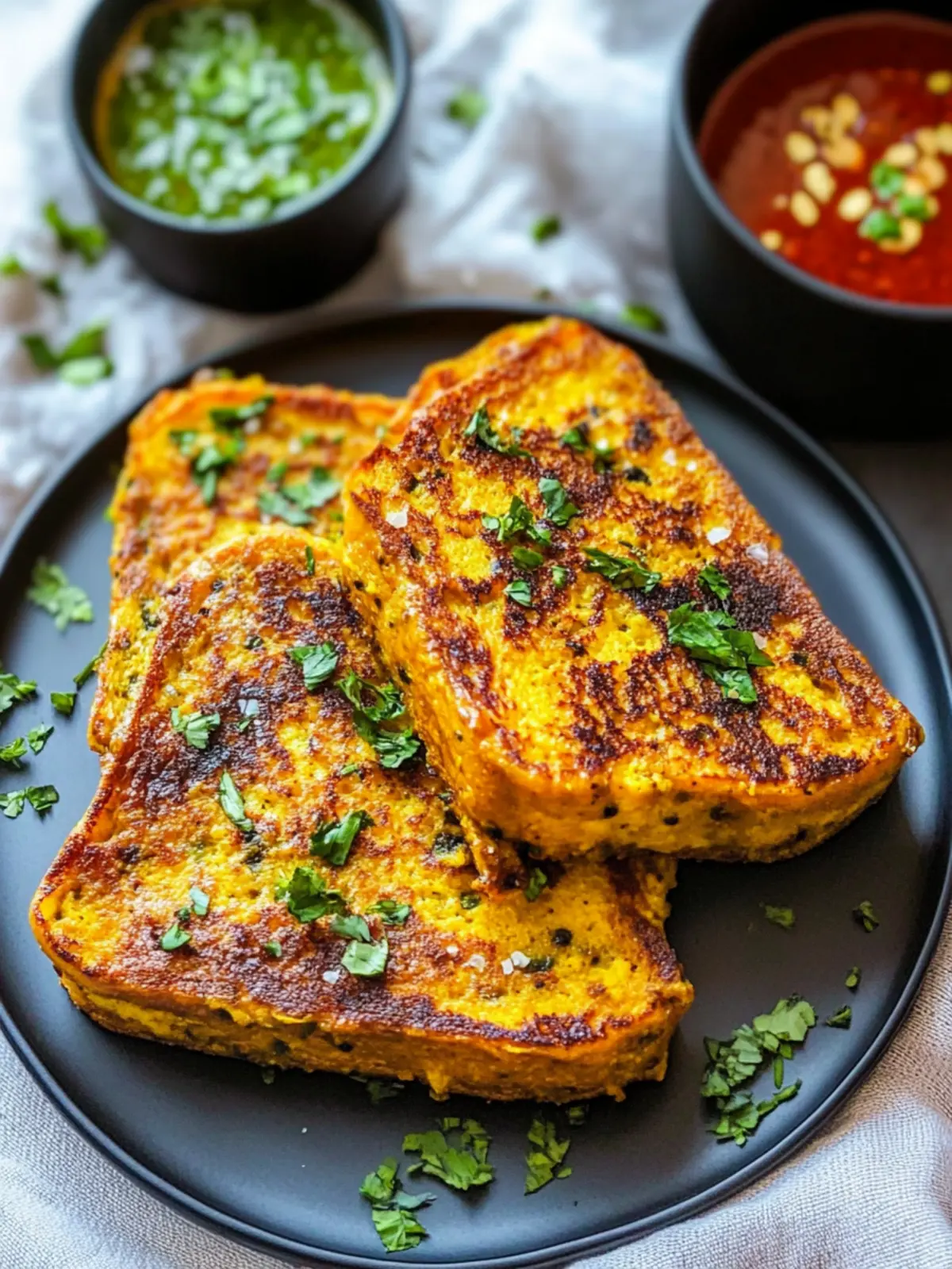 Savory Masala French Toast with Turmeric & Chili Bliss 3 Savory Masala French Toast with Turmeric & Chili