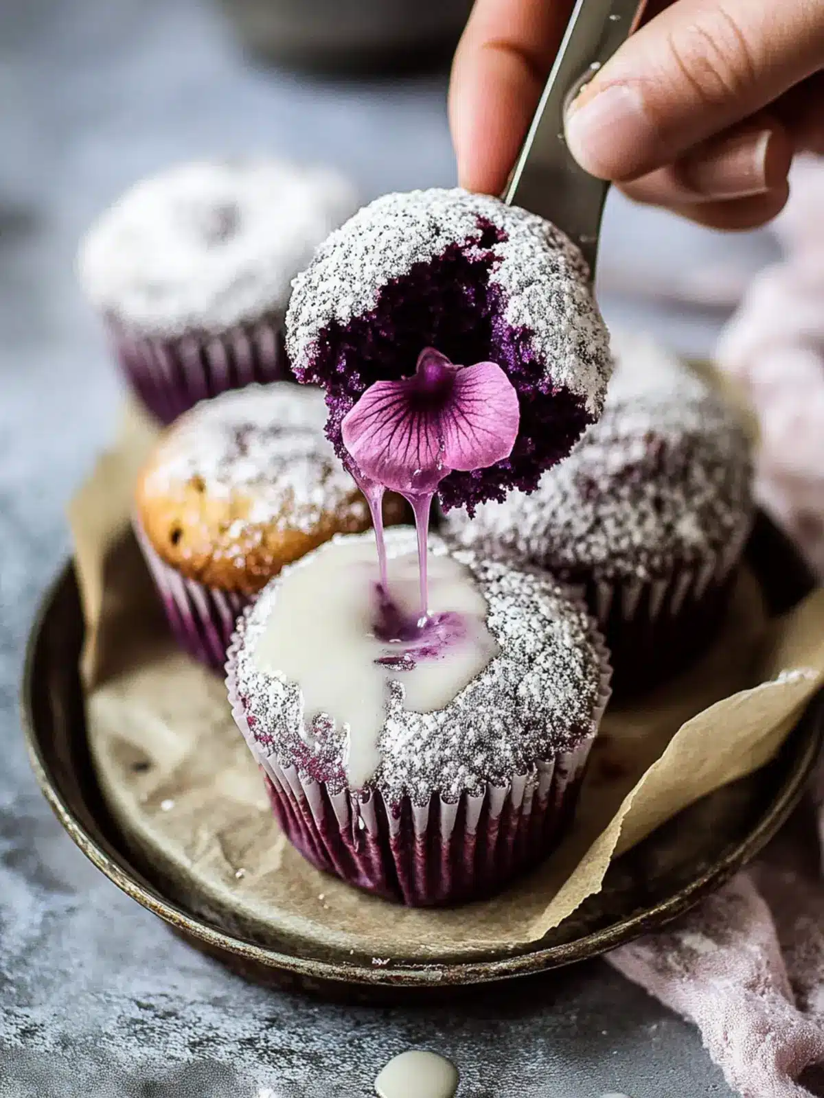 Delicious Hibiscus Muffins for a Floral Flavor Boost 3 Hibiscus Muffins