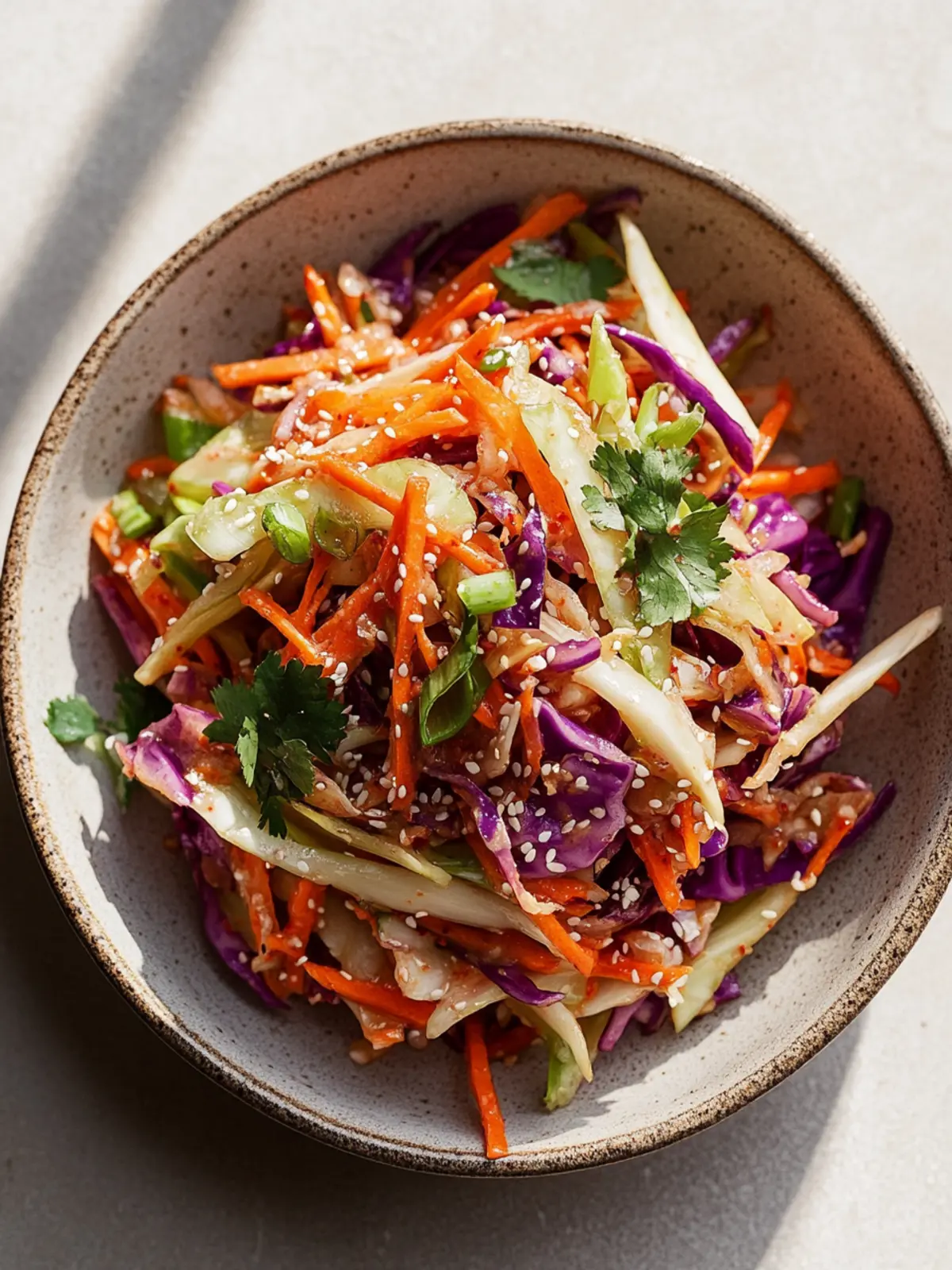 Spicy Korean Cabbage Slaw: Quick, Bold Flavor in 15 Minutes 2 Spicy Korean Cabbage Slaw