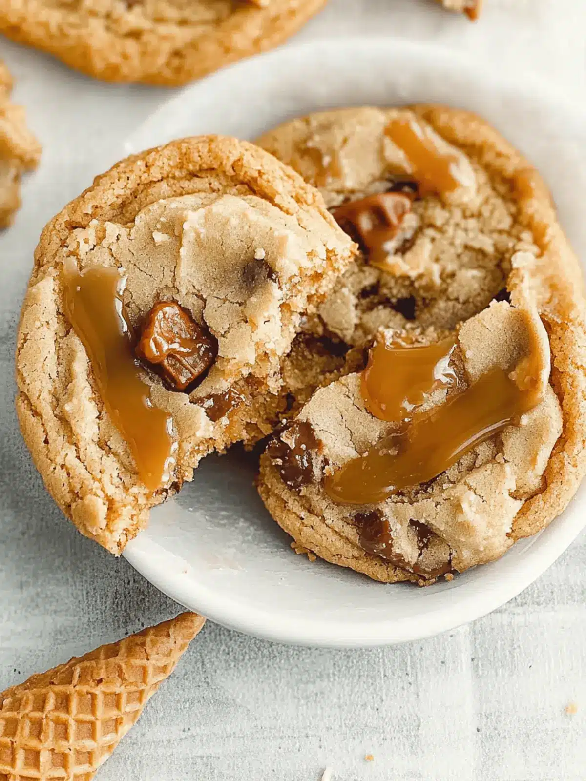 Delicious Caramel Cone Crunch Cookies You ll Crave Daily 2 Caramel Cone Crunch Cookies