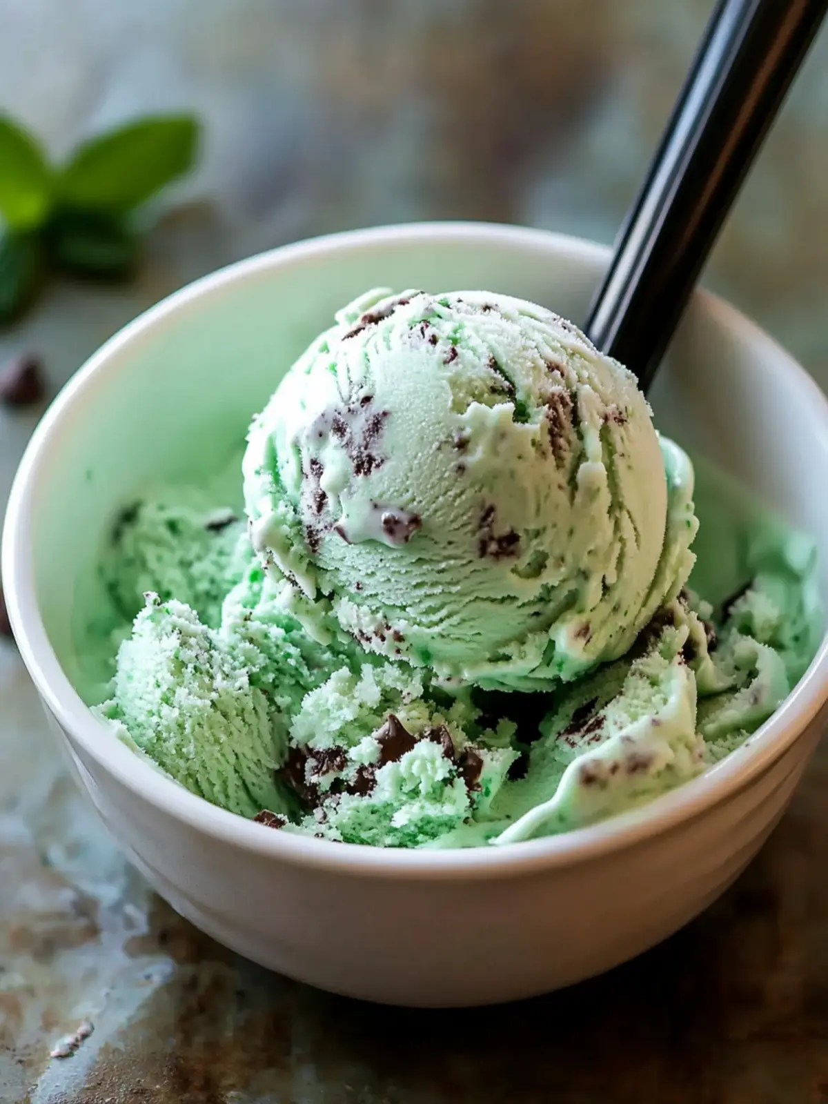 Savor the Summer: Homemade Mint Chocolate Chip Ice Cream 4 Homemade Mint Chocolate Chip Ice Cream