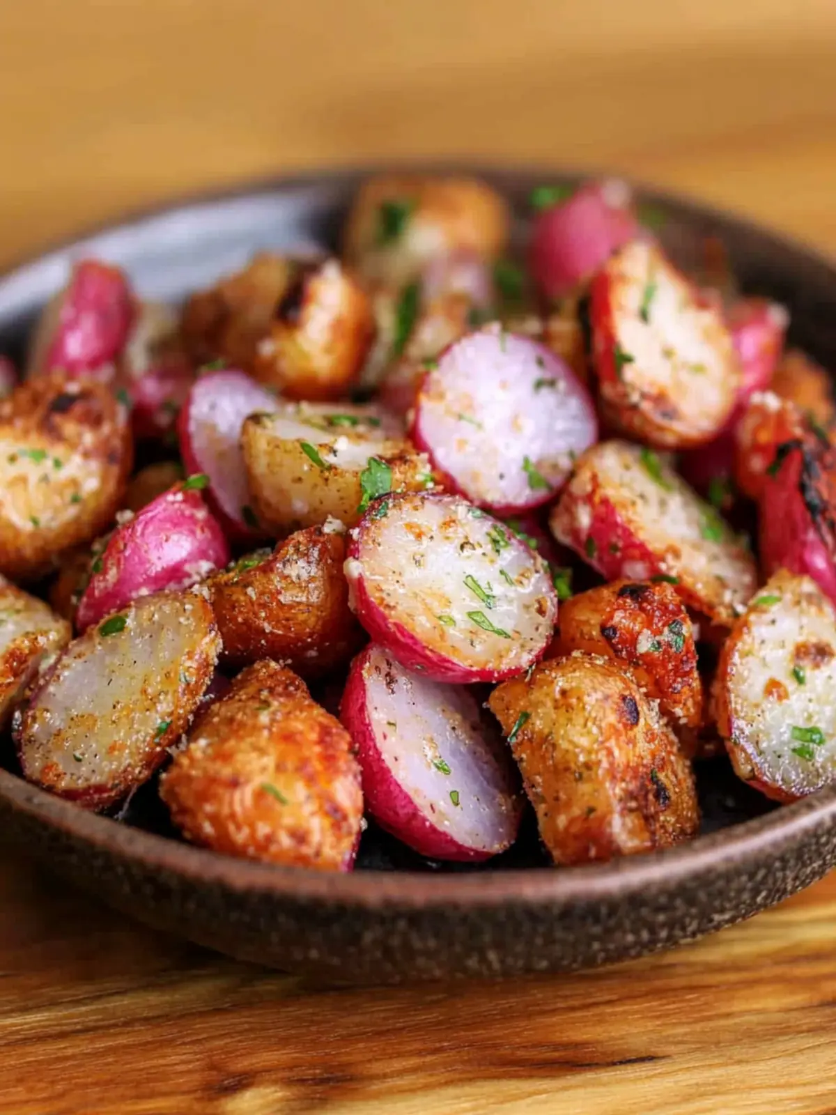 Garlic Parmesan Air Fryer Roasted Radishes: A Savory Delight 4 Garlic Parmesan Air Fryer Roasted Radishes