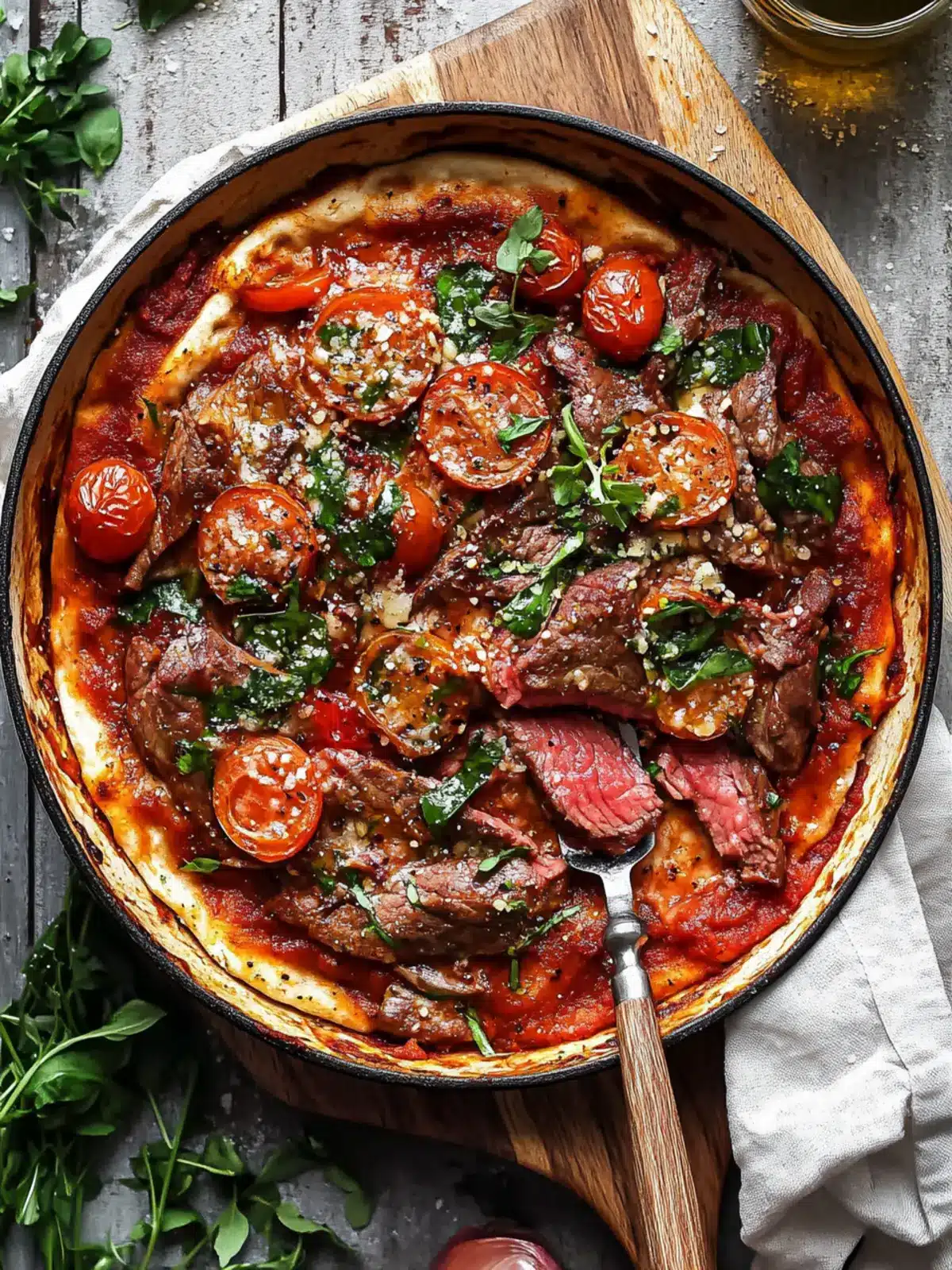 Irresistible Steak Pizzaiola Recipe with Savory Veggie Sauce 2 Steak Pizzaiola Recipe