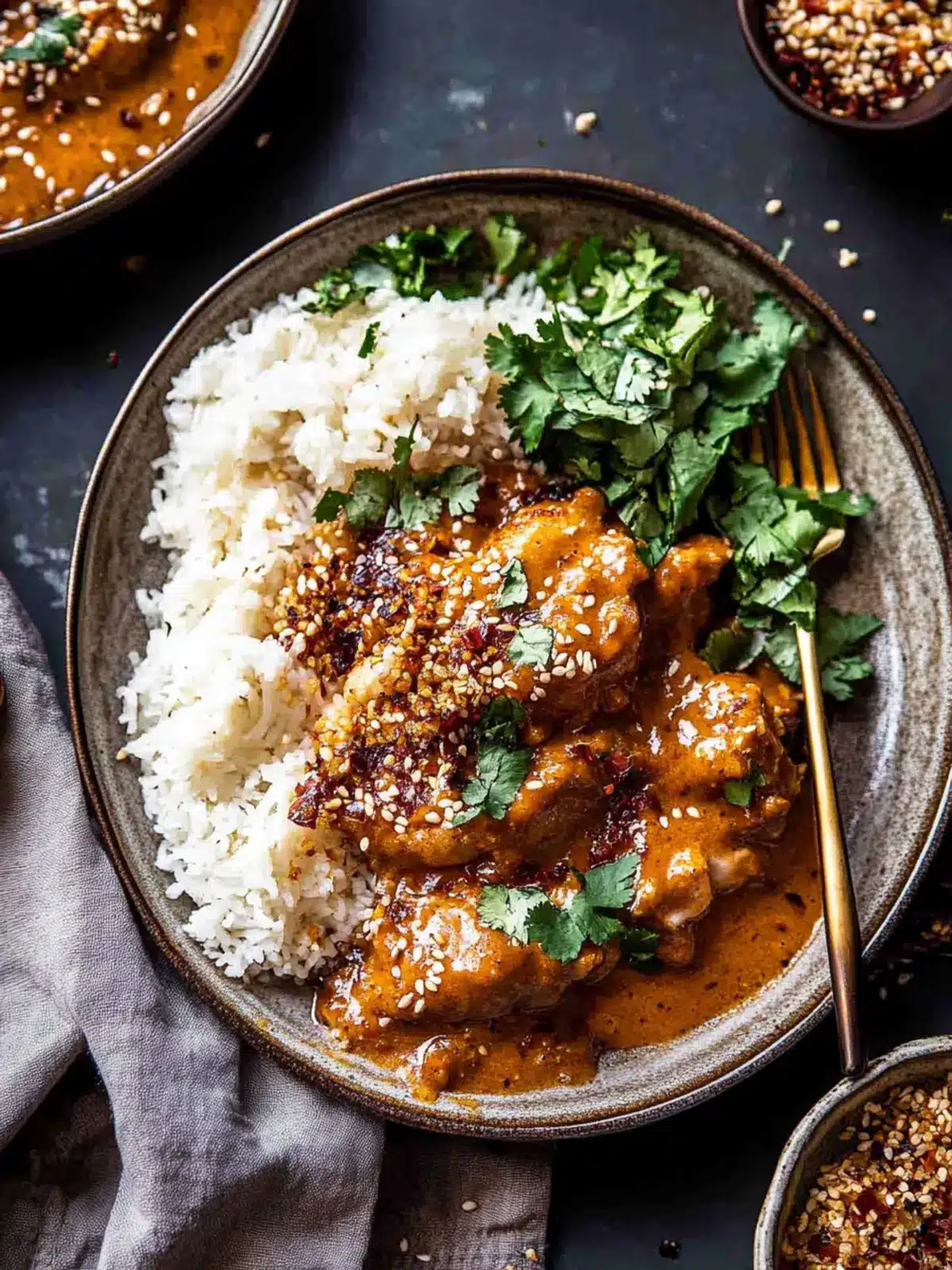 One Pan Spicy Sesame Butter Chicken That'll Wow Your Tastebuds 4 One Pan Spicy Sesame Butter Chicken