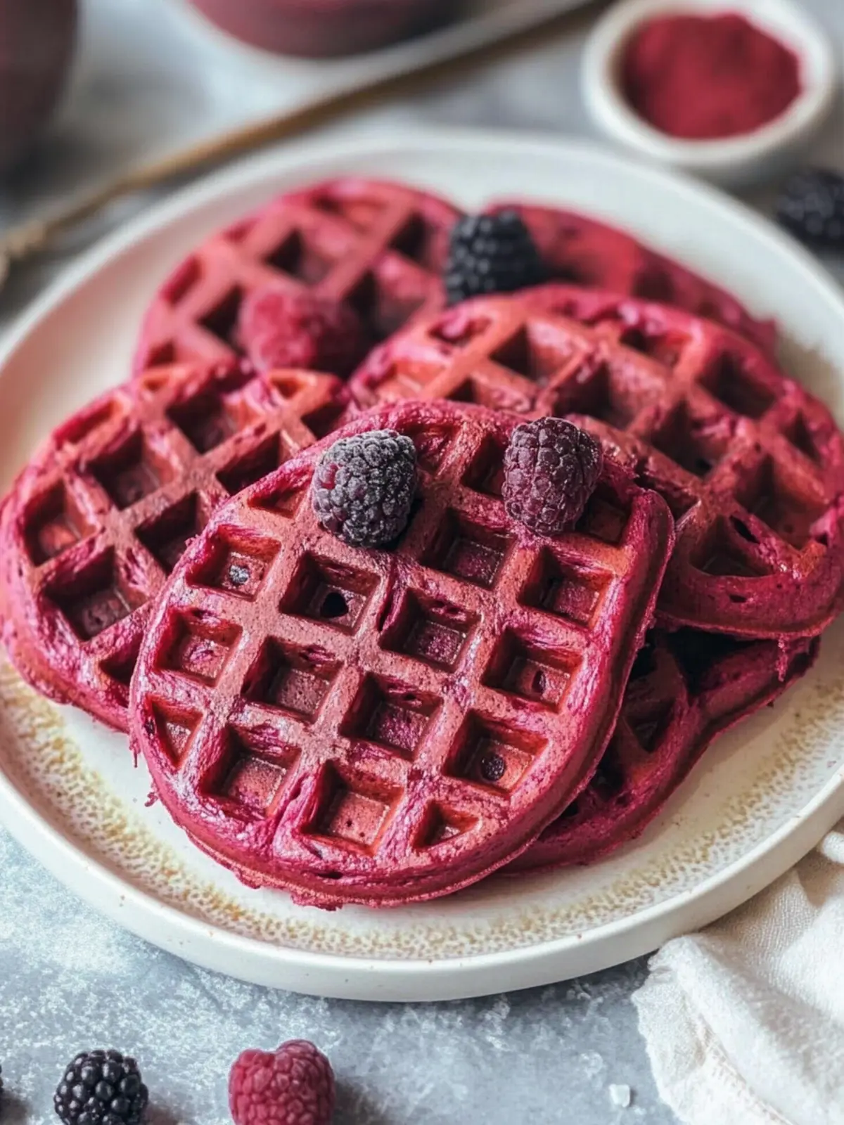 Delicious Egg-Free Beet Waffles for Easy Family Mornings 3 Beet Waffles