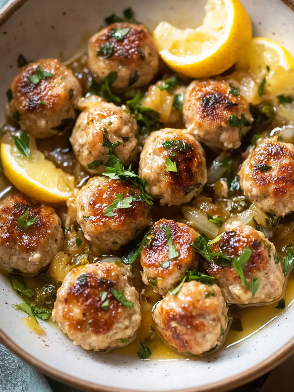 Delicious Chicken Piccata Meatballs for a Flavorful Twist 4 Chicken Piccata Meatballs