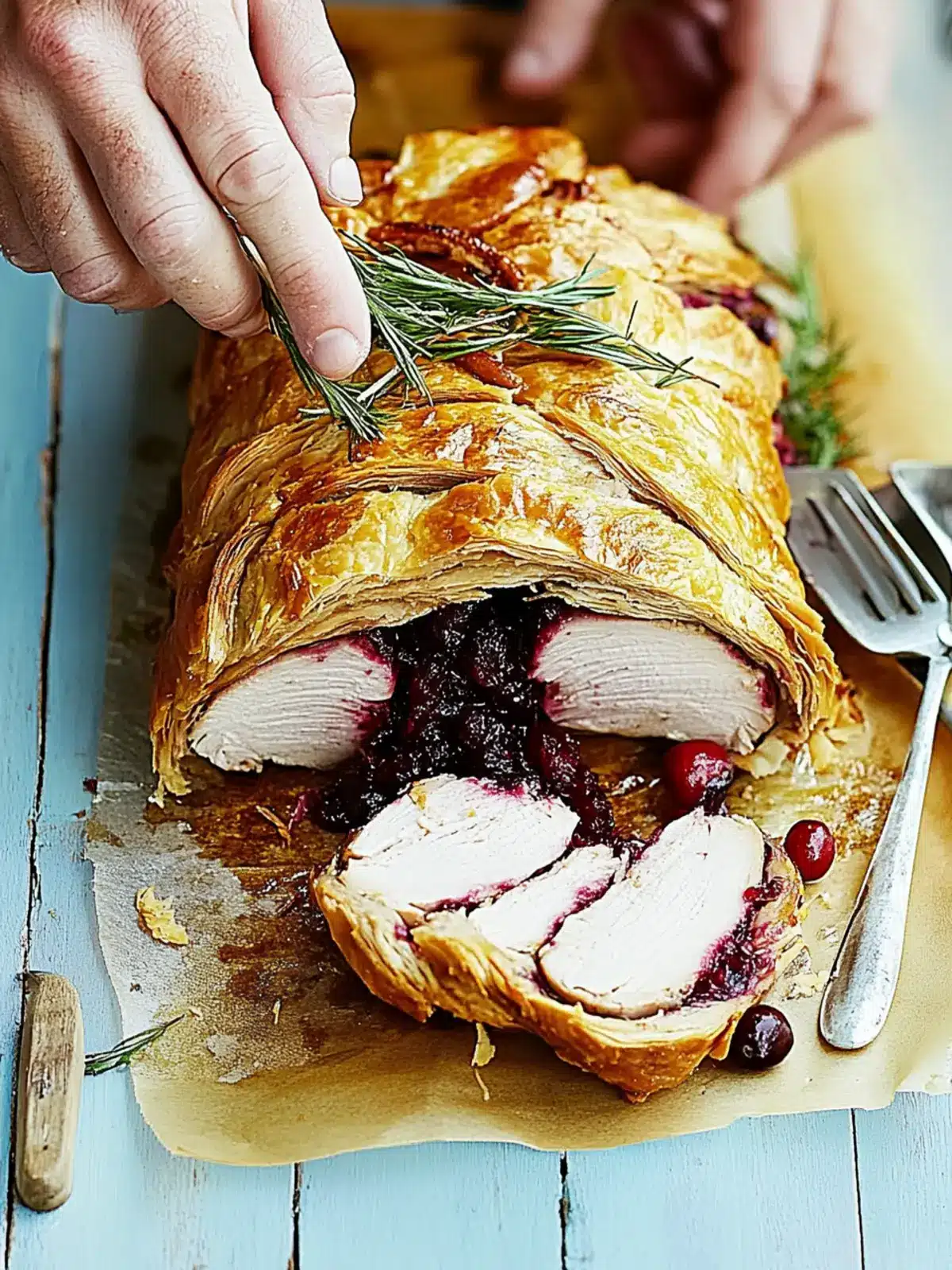 Savory Turkey & Cranberry Wellington for Cozy Gatherings 4 Turkey & cranberry Wellington