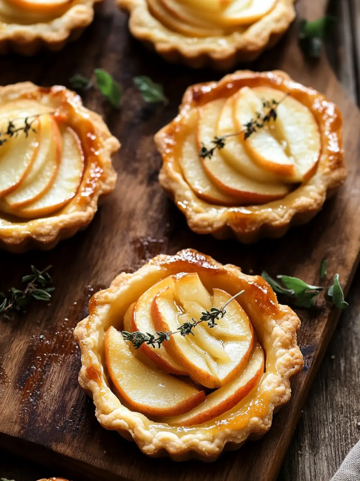 Brie and Bourbon Apple Tarts for Cozy Fall Gatherings 4 brie and bourbon apple tarts