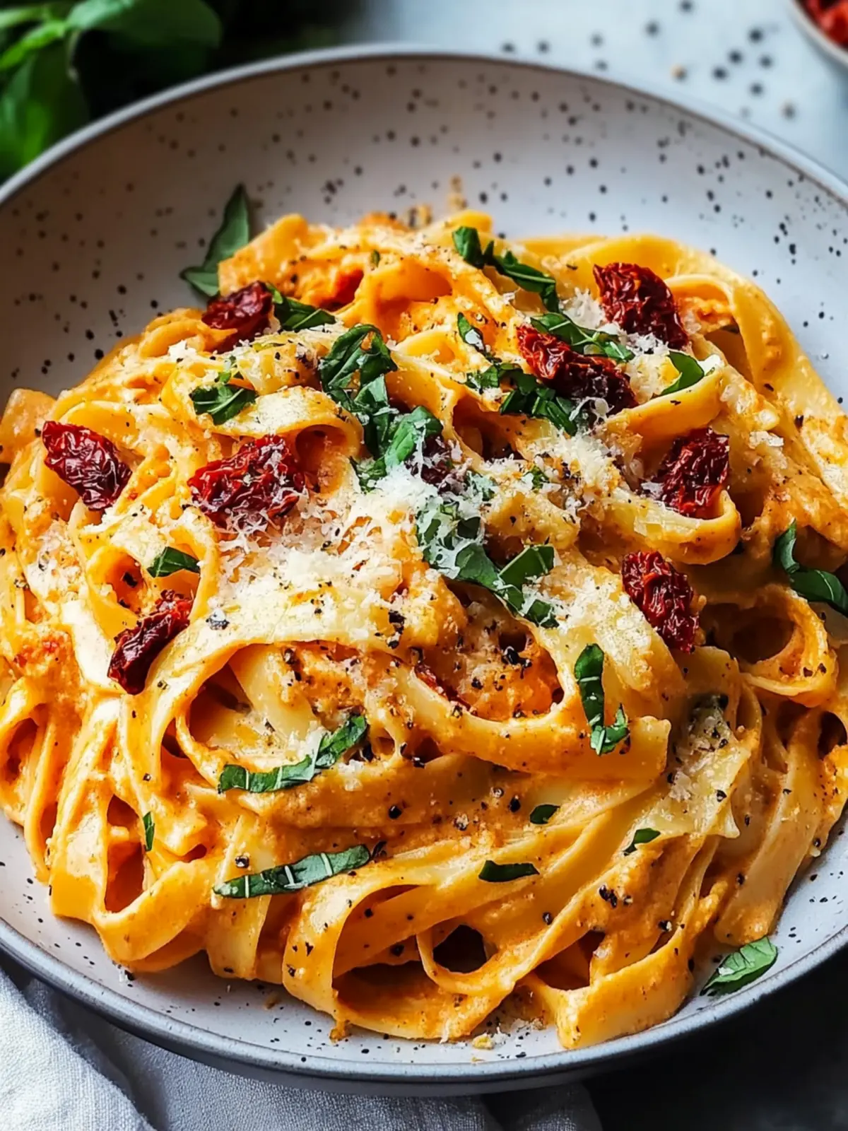 Vegan Creamy Sun Dried Tomato Pasta in Just 25 Minutes 2 Vegan Creamy Sun Dried Tomato Pasta