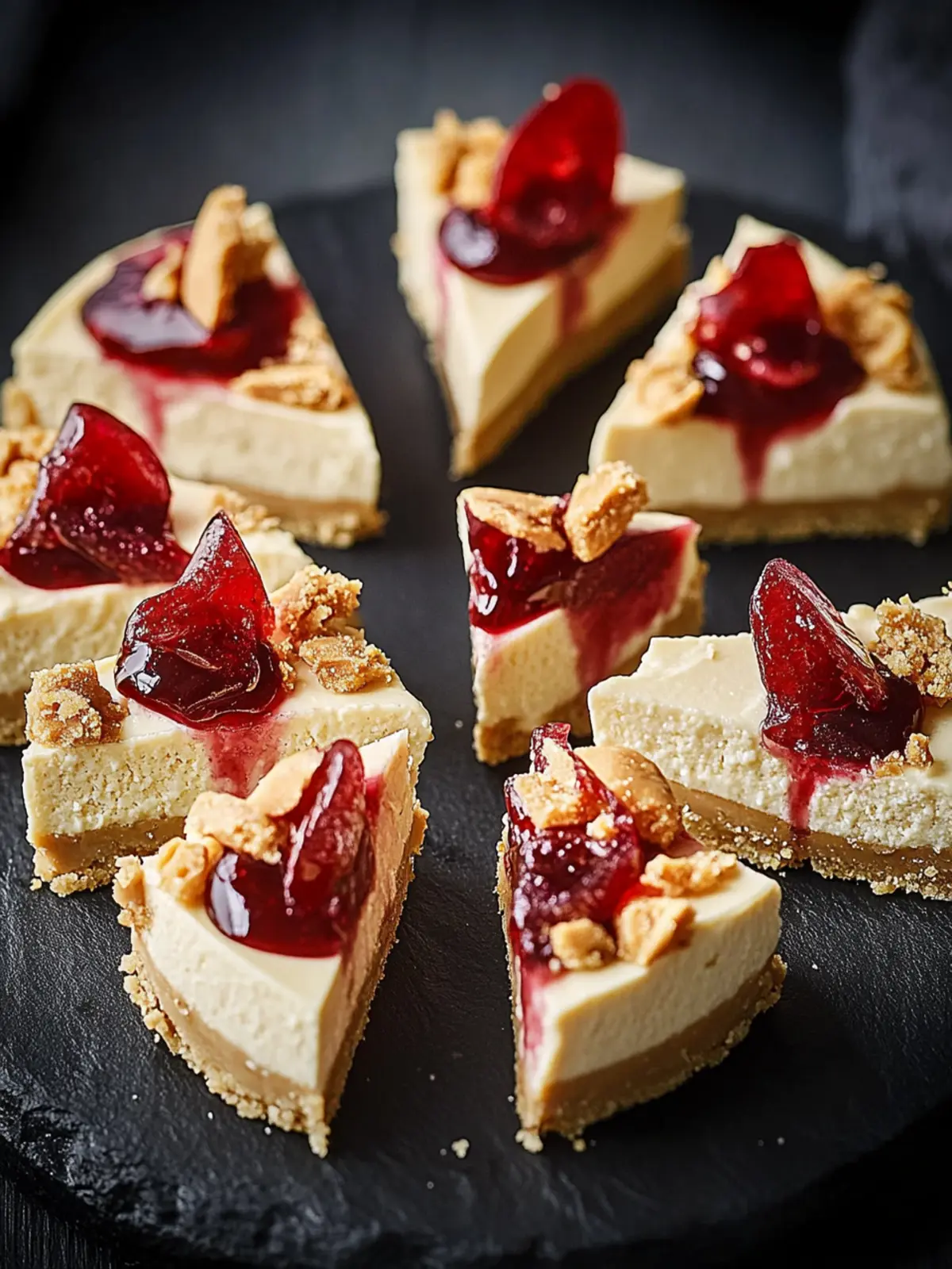 Mini Peanut Butter and Jelly Cheesecake Bites You ll Love 3 Mini peanut butter and jelly cheesecake bites