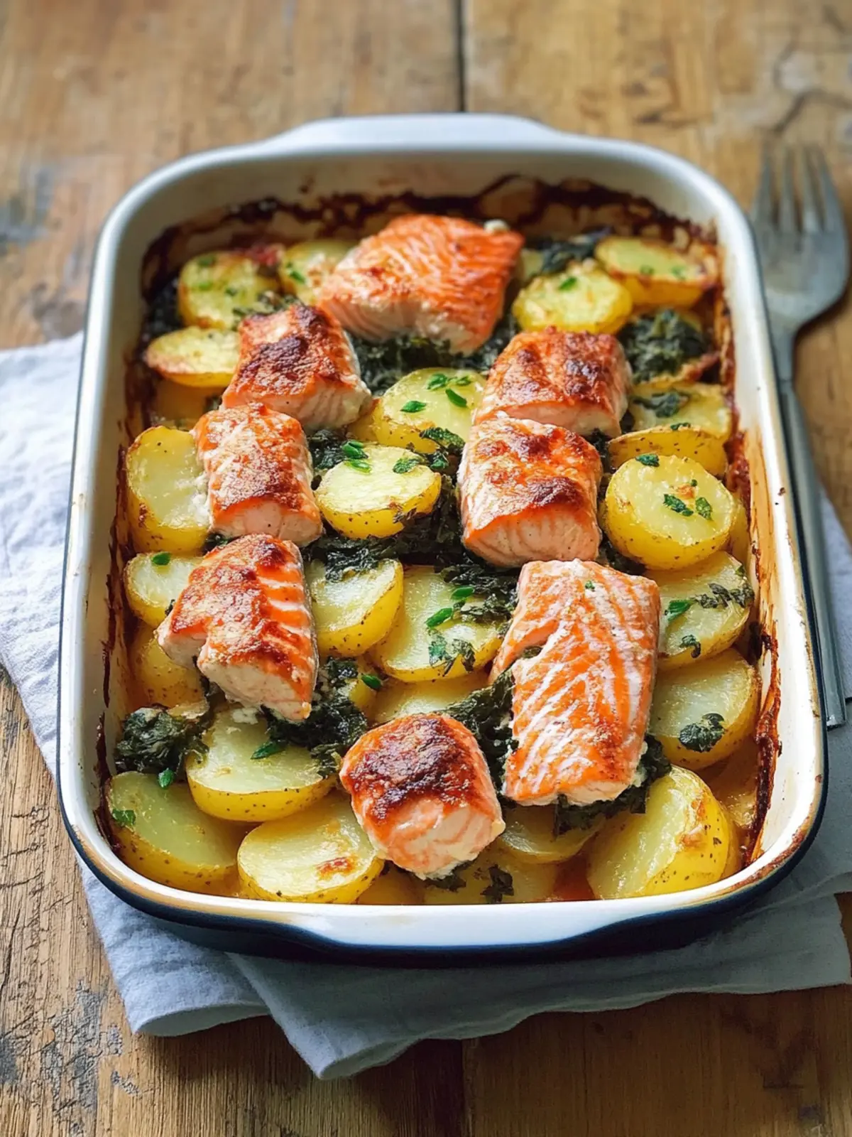 Savory Salmon and Potato Bake for Cozy Family Dinners 3 Salmon and potato bake