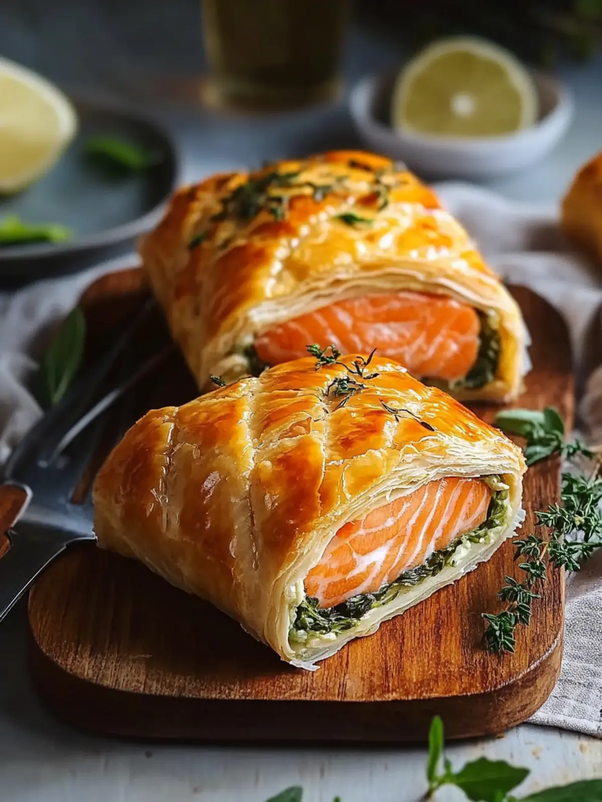 Individual Salmon Wellingtons: Quick Gourmet Delight at Home 3 Individual Salmon Wellingtons