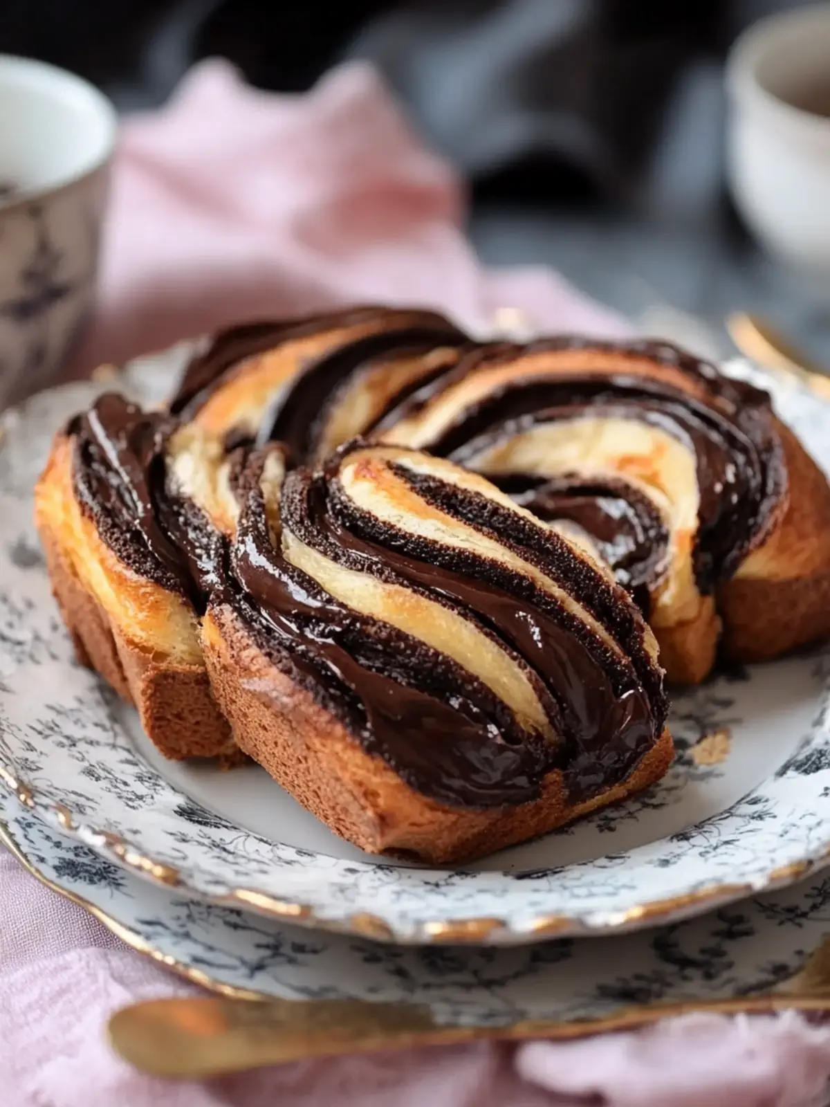 Indulge in Twisted Chocolate Brioche That Will Wow You! 4 Twisted Chocolate Brioche