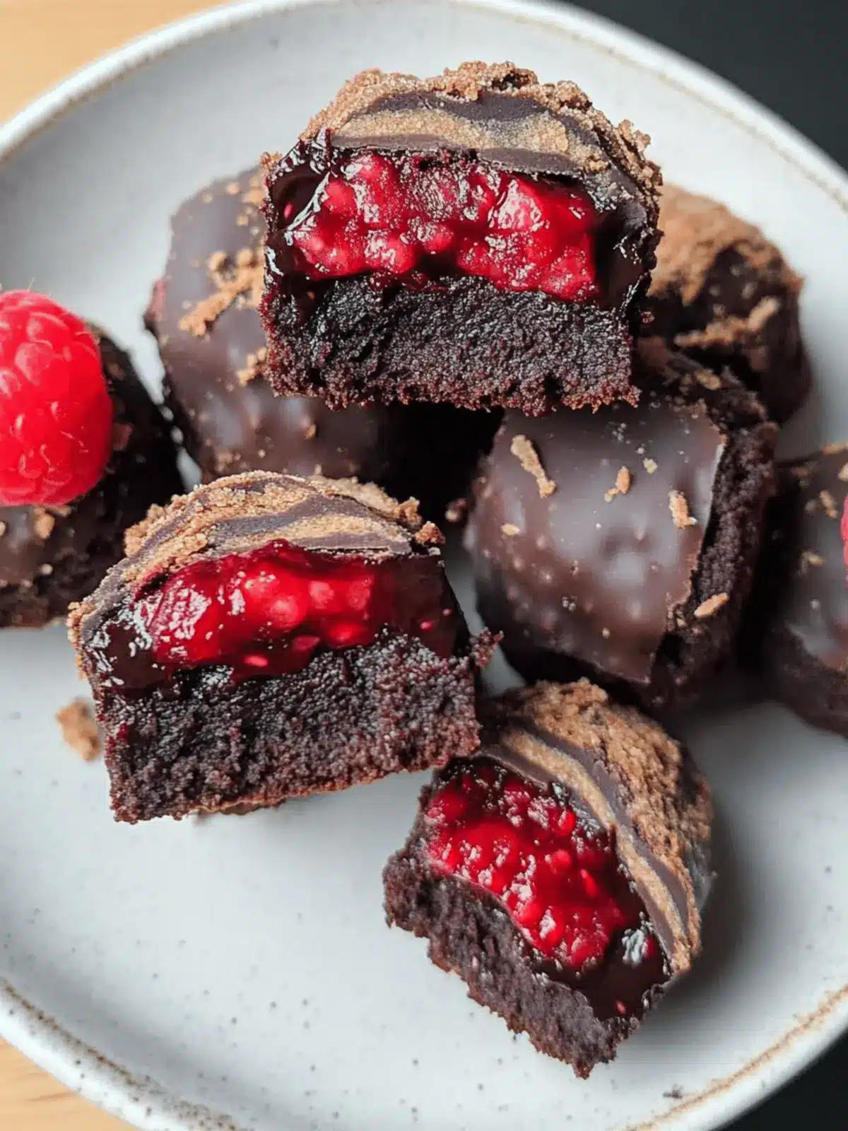 Raspberry Brownie Date Bites for a Guilt-Free Indulgence 3 Raspberry Brownie Date Bites