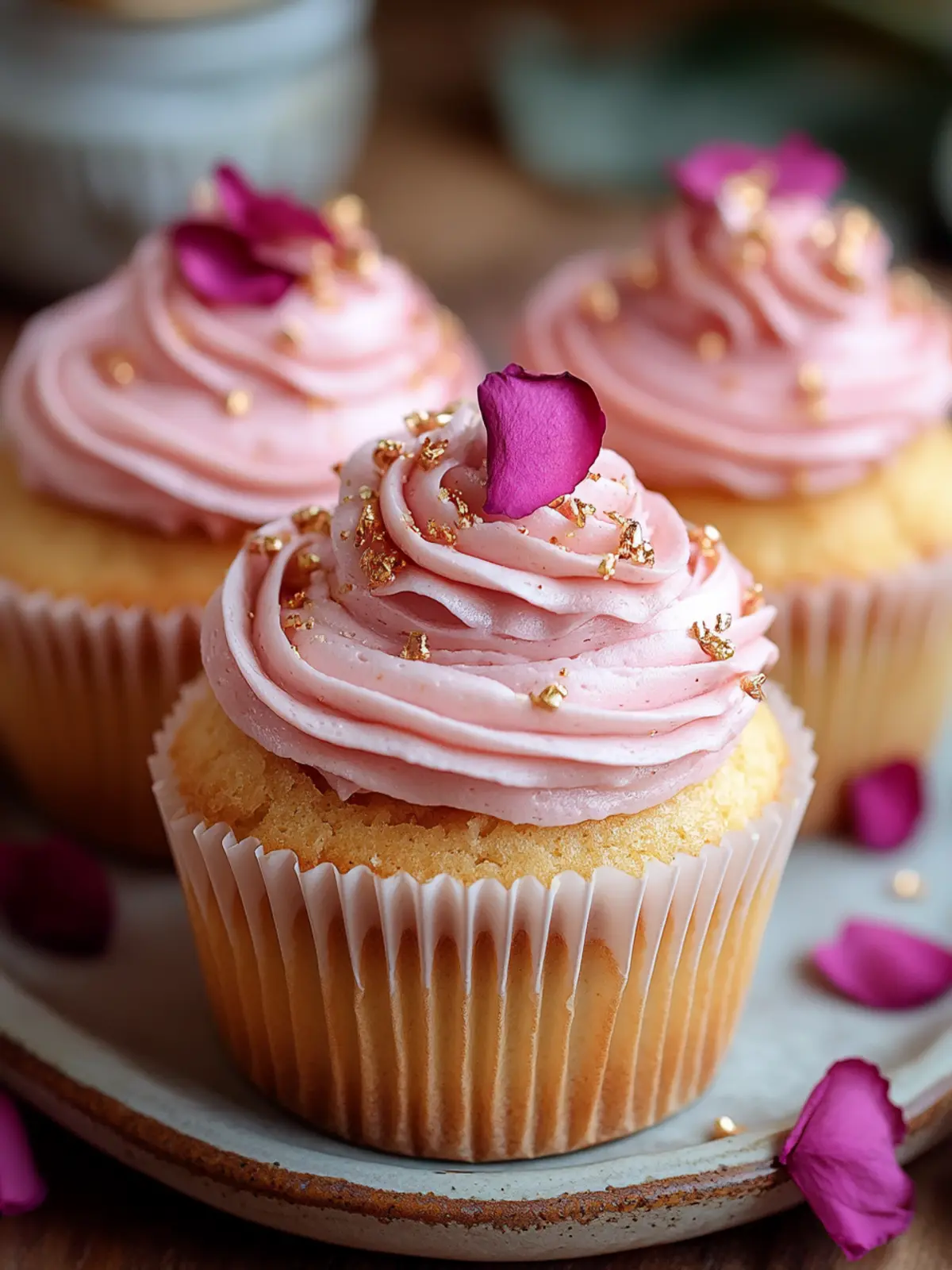 Deliciously Magical Rosewater Cupcakes for Any Occasion 2 Magical Rosewater Cupcakes