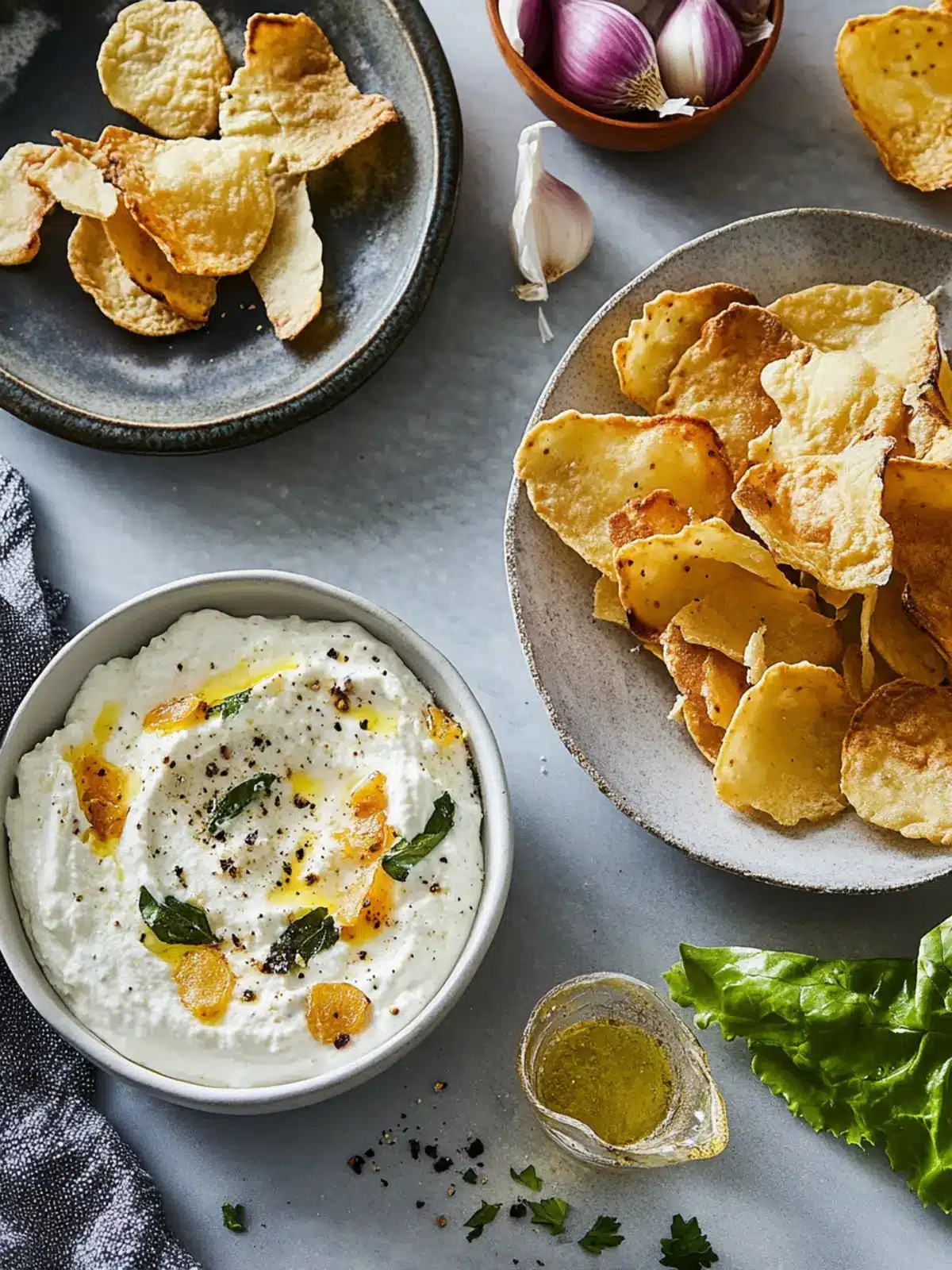 Crispy Garlic Dip: Your New Favorite Flavor Bomb at Home 2 Crispy Garlic Dip