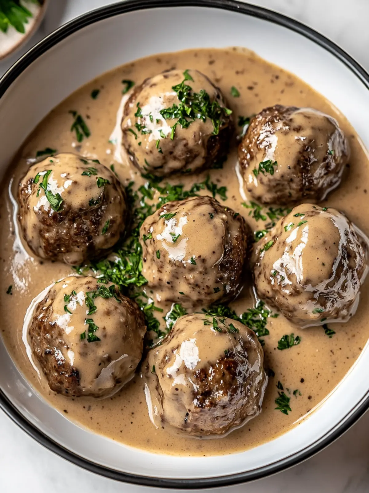 Savory Keto Swedish Meatballs in Creamy Gravy Delight 4 Keto Swedish Meatballs
