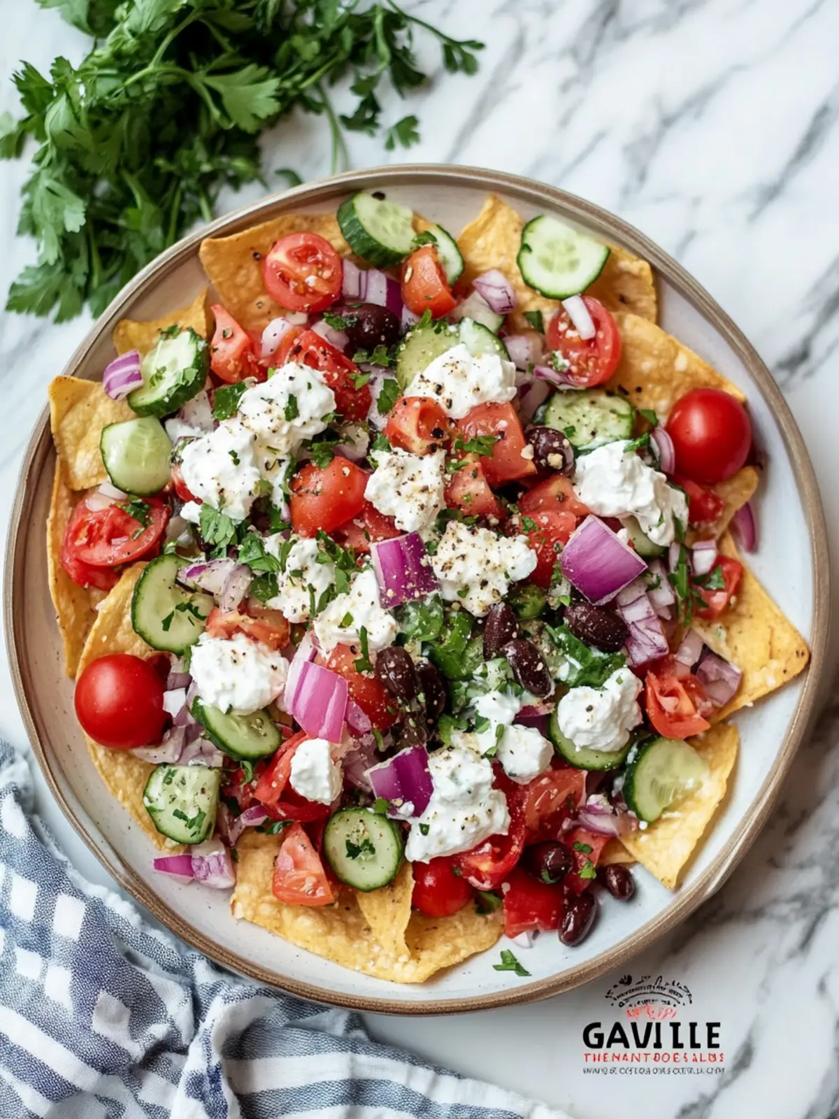 Delicious Greek Nachos with Cumin-Lamb for Game Day Fun 2 Greek Nachos