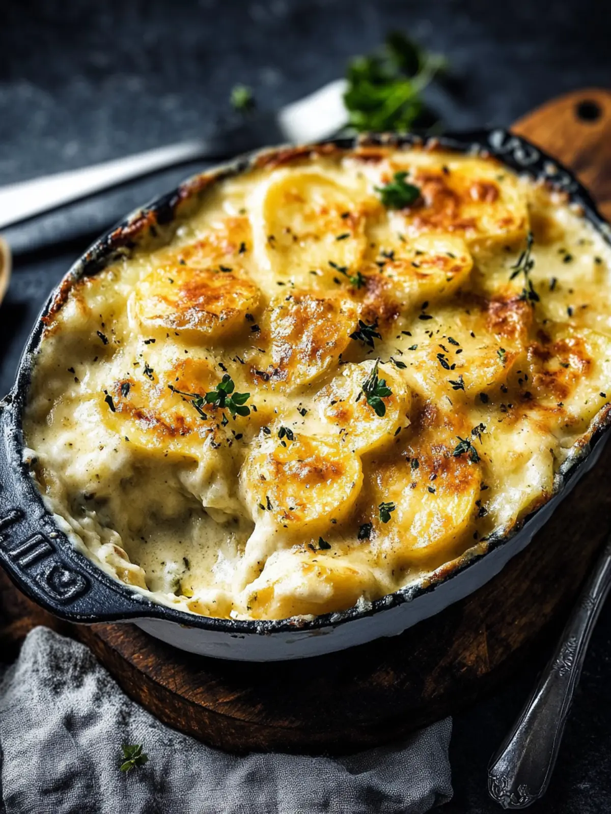 Delicious Parsnip Gratin: Comfort Food with a Truffle Twist 3 Parsnip gratin