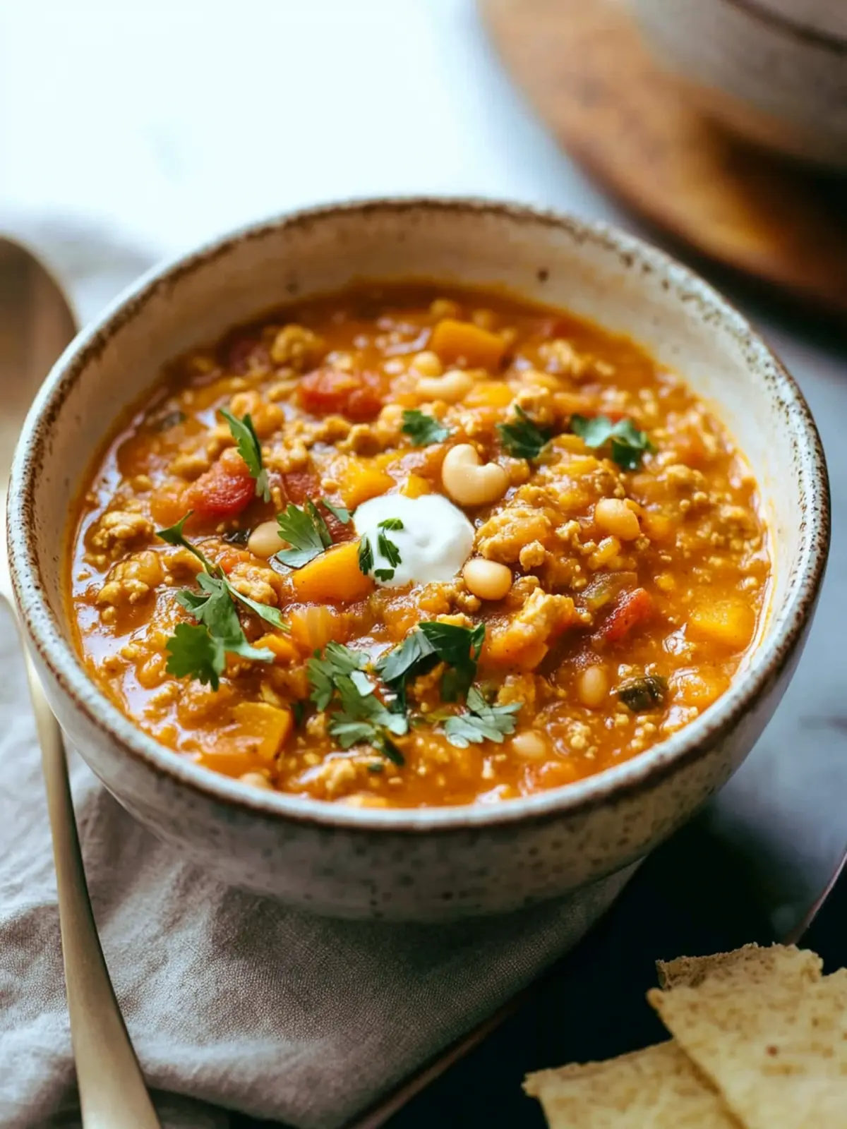 Creamy Turkey Pumpkin Chili That Will Warm Your Heart 4 Creamy Turkey Pumpkin Chili