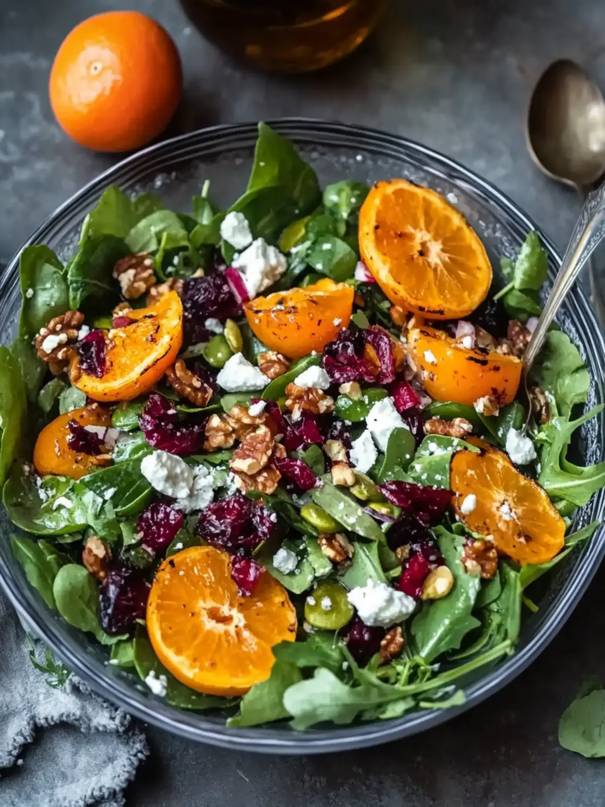 Winter Salad Recipe: Zesty Delight with Oranges & Pomegranate 3 Winter Salad Recipe