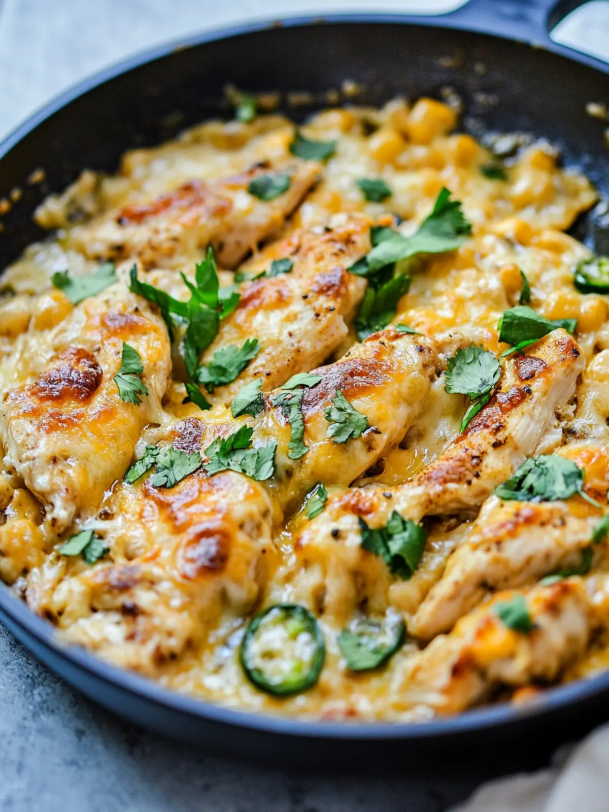 Savor Keto Cheesy Jalapeno Chicken Skillet in Minutes! 3 Keto Cheesy Jalapeno Chicken Skillet