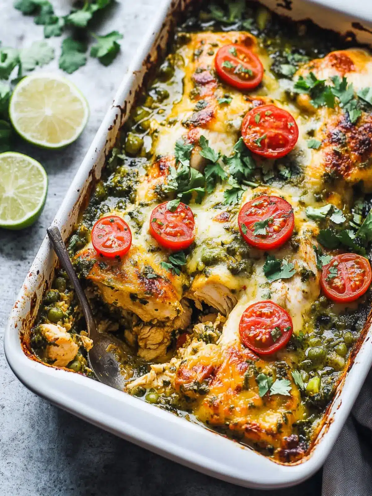 Salsa Verde Chicken Casserole: A Flavorful Family Favorite 3 Salsa Verde Chicken Casserole